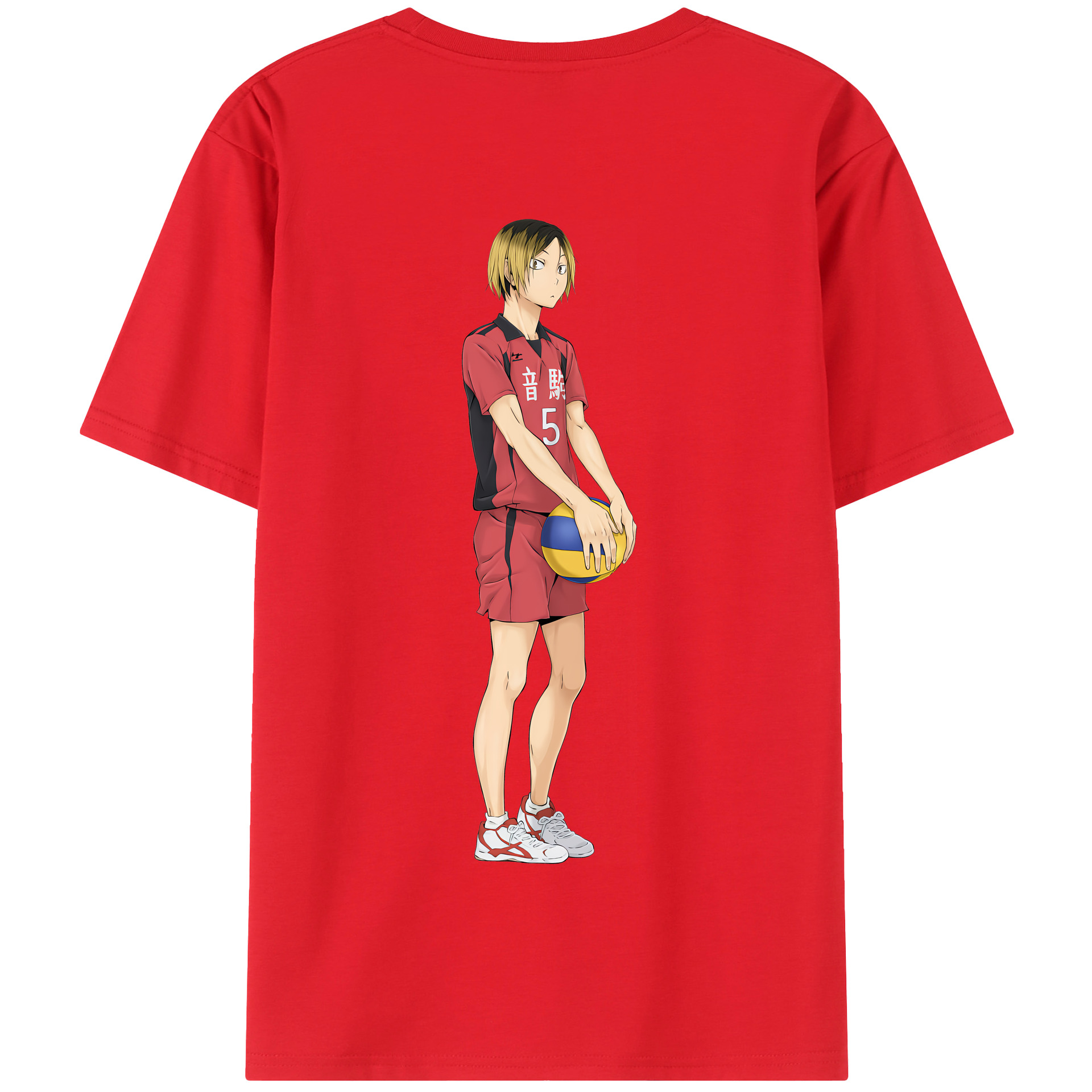 （画像用） ハイキュー!! Haikyu!! 綿100％半袖Tシャツ（背面プリント）