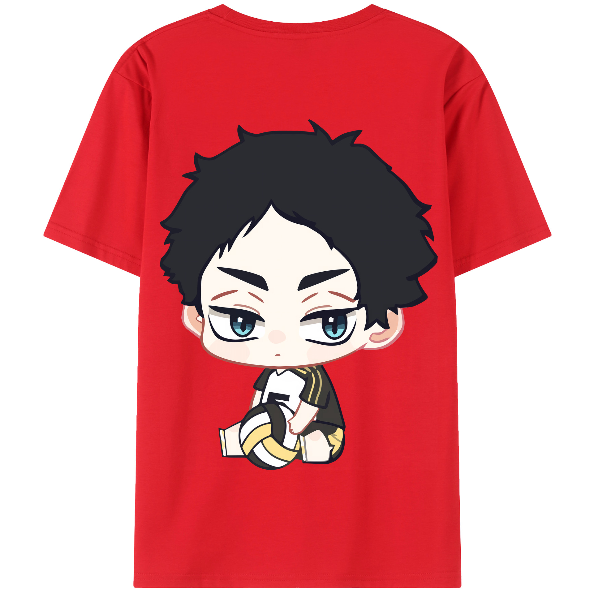 （画像用） ハイキュー!! Haikyu!! 綿100％半袖Tシャツ（背面プリント）