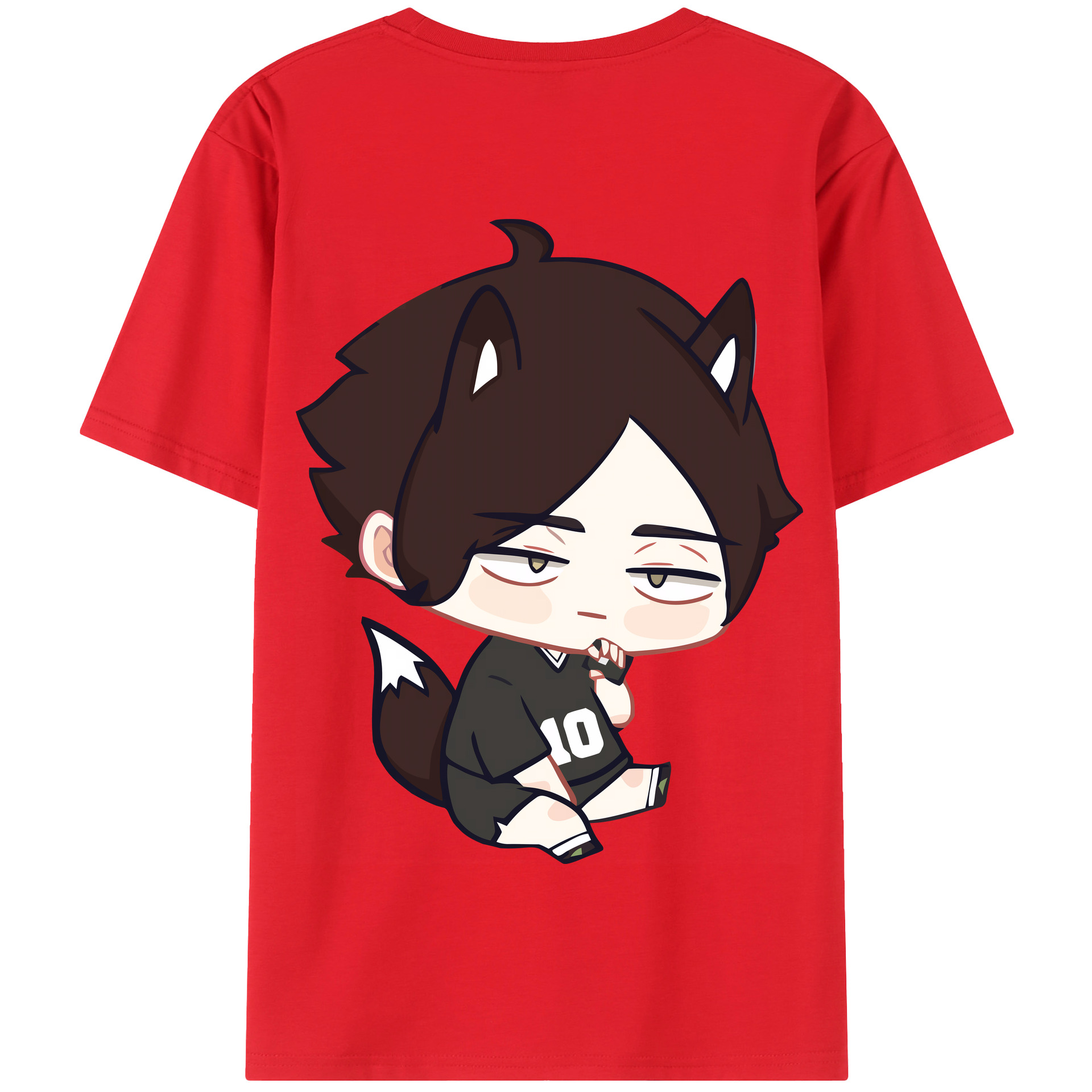 （画像用） ハイキュー!! Haikyu!! 綿100％半袖Tシャツ（背面プリント）