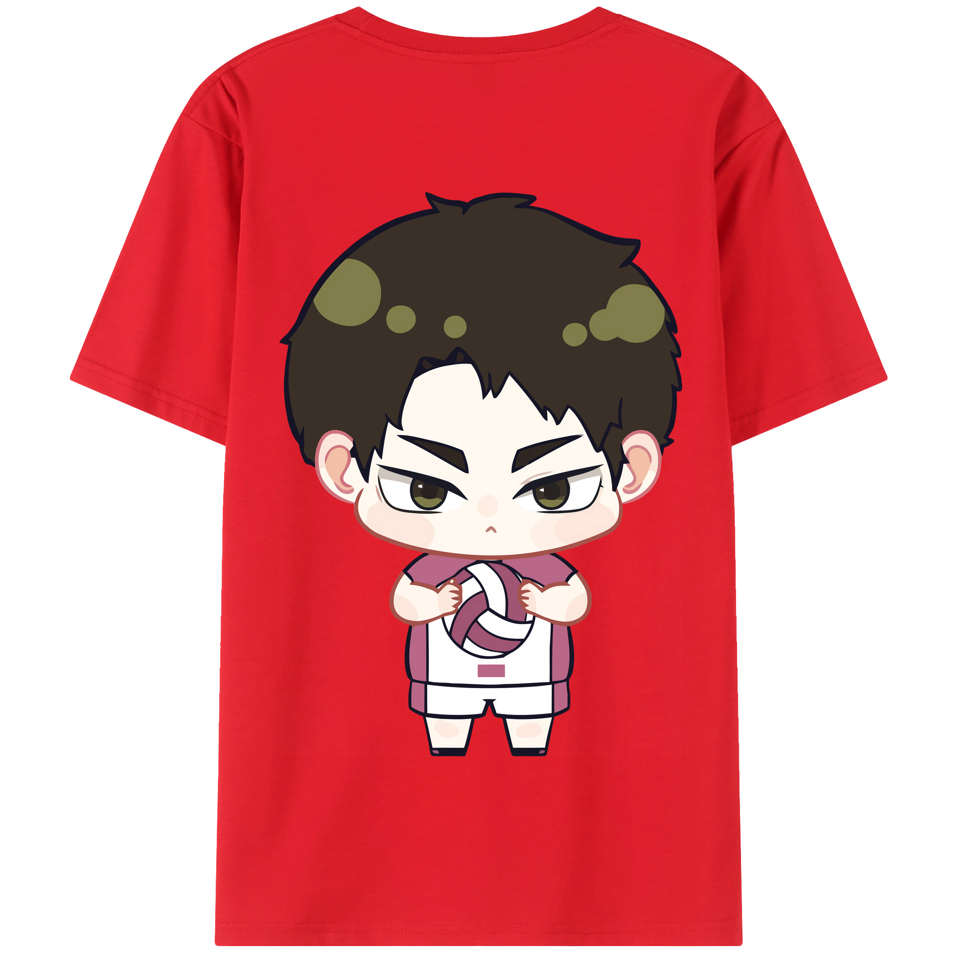 （画像用） ハイキュー!! Haikyu!! 綿100％半袖Tシャツ（背面プリント）