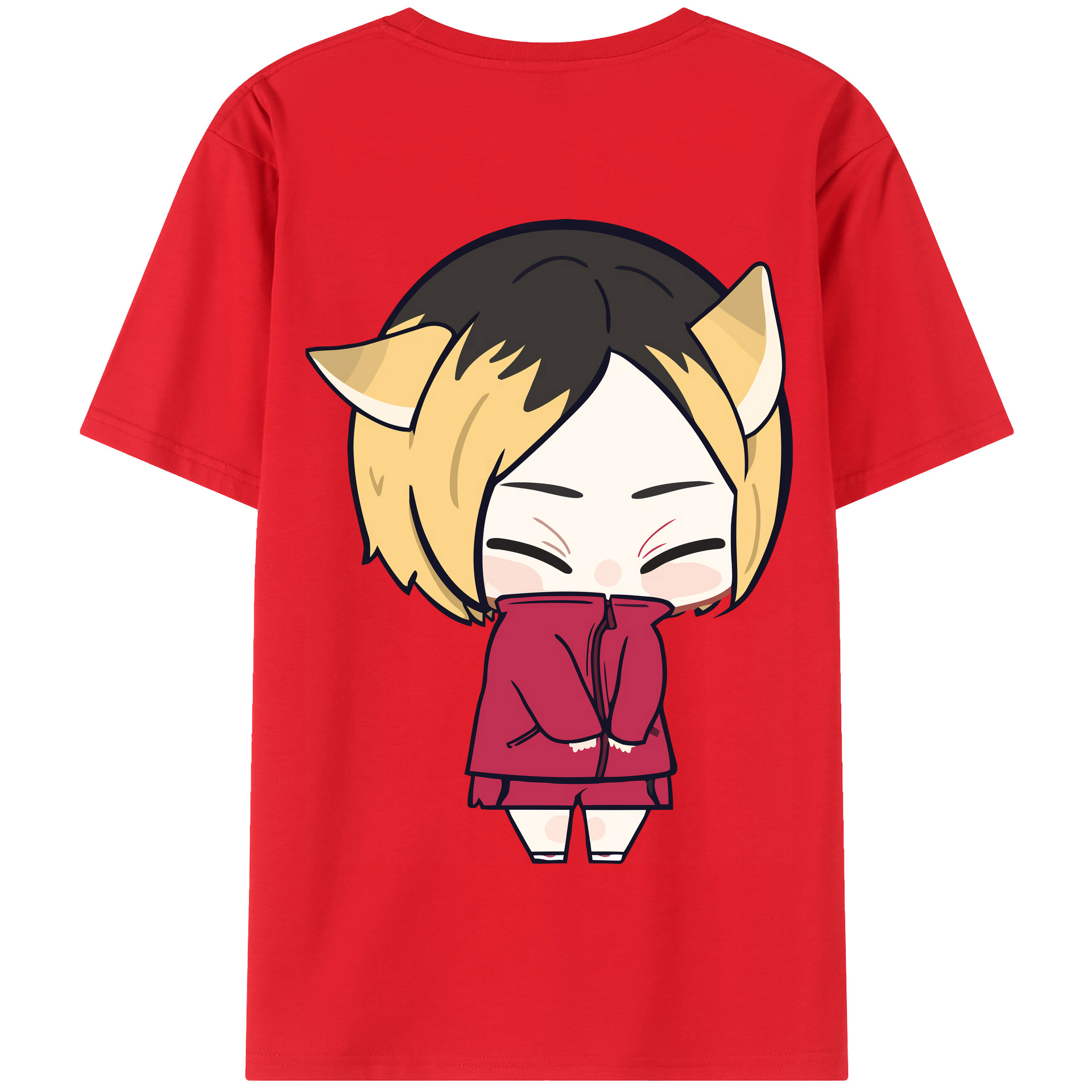 （画像用） ハイキュー!! Haikyu!! 綿100％半袖Tシャツ（背面プリント）