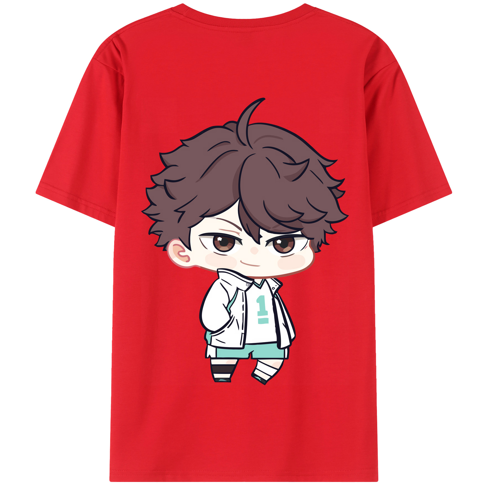 （画像用） ハイキュー!! Haikyu!! 綿100％半袖Tシャツ（背面プリント）