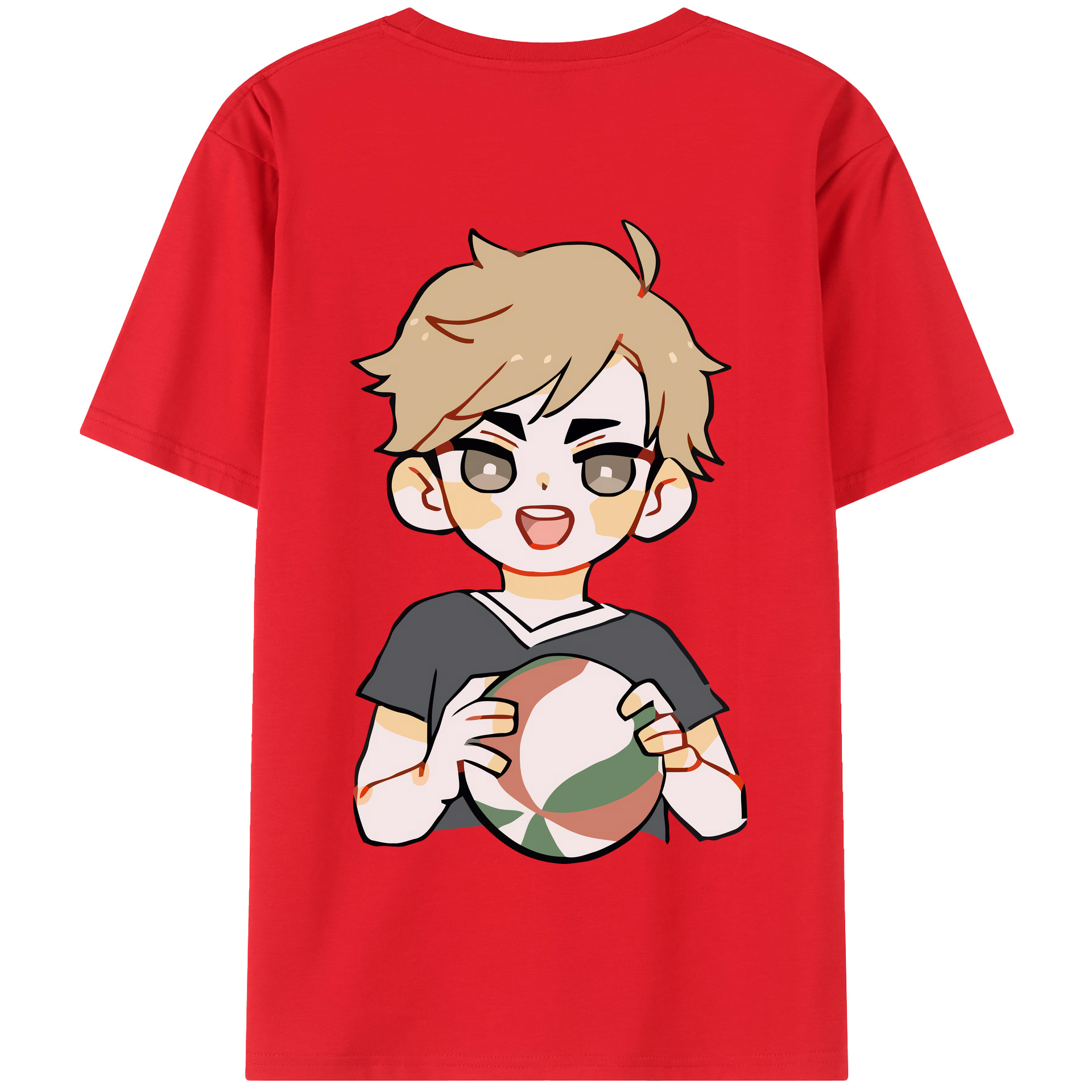（画像用） ハイキュー!! Haikyu!! 綿100％半袖Tシャツ（背面プリント）