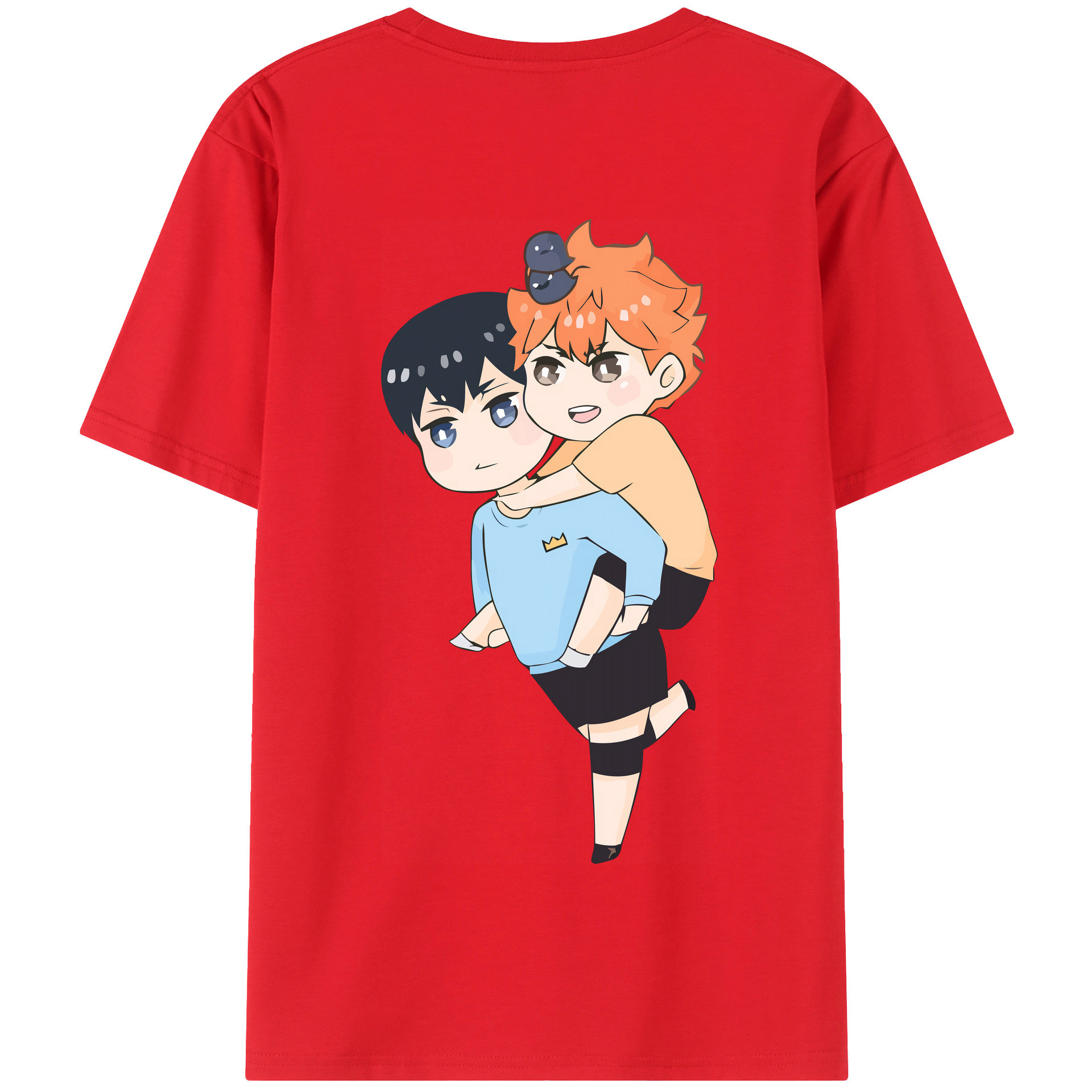 （画像用） ハイキュー!! Haikyu!! 綿100％半袖Tシャツ（背面プリント）