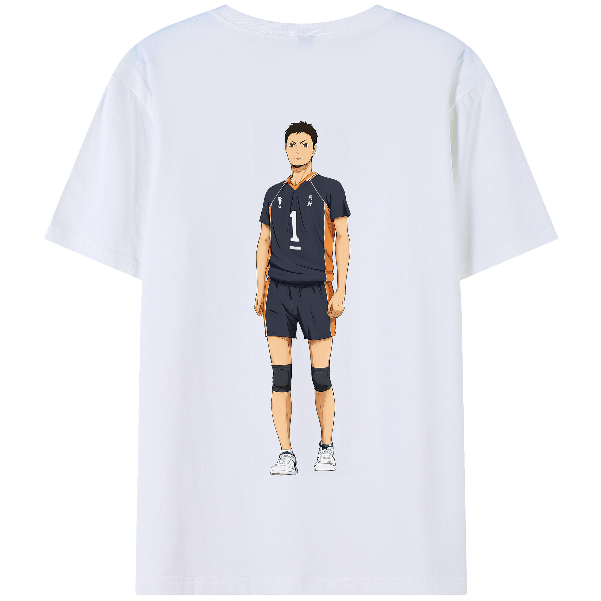 （画像用） ハイキュー!! Haikyu!! 綿100％半袖Tシャツ（背面プリント）