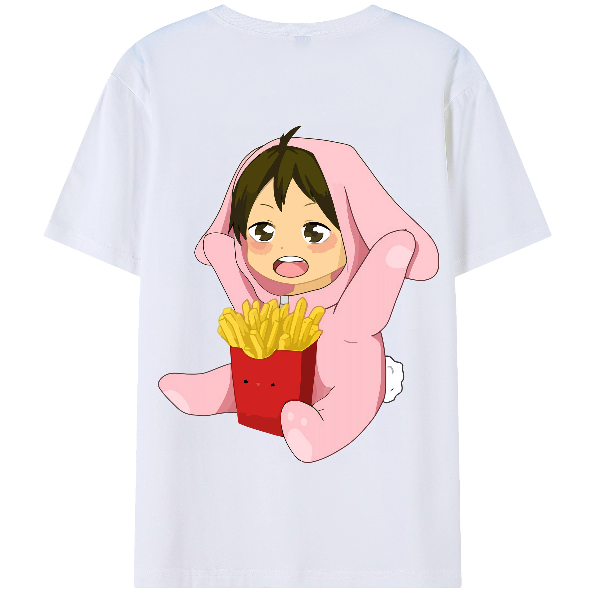 （画像用） ハイキュー!! Haikyu!! 綿100％半袖Tシャツ（背面プリント）
