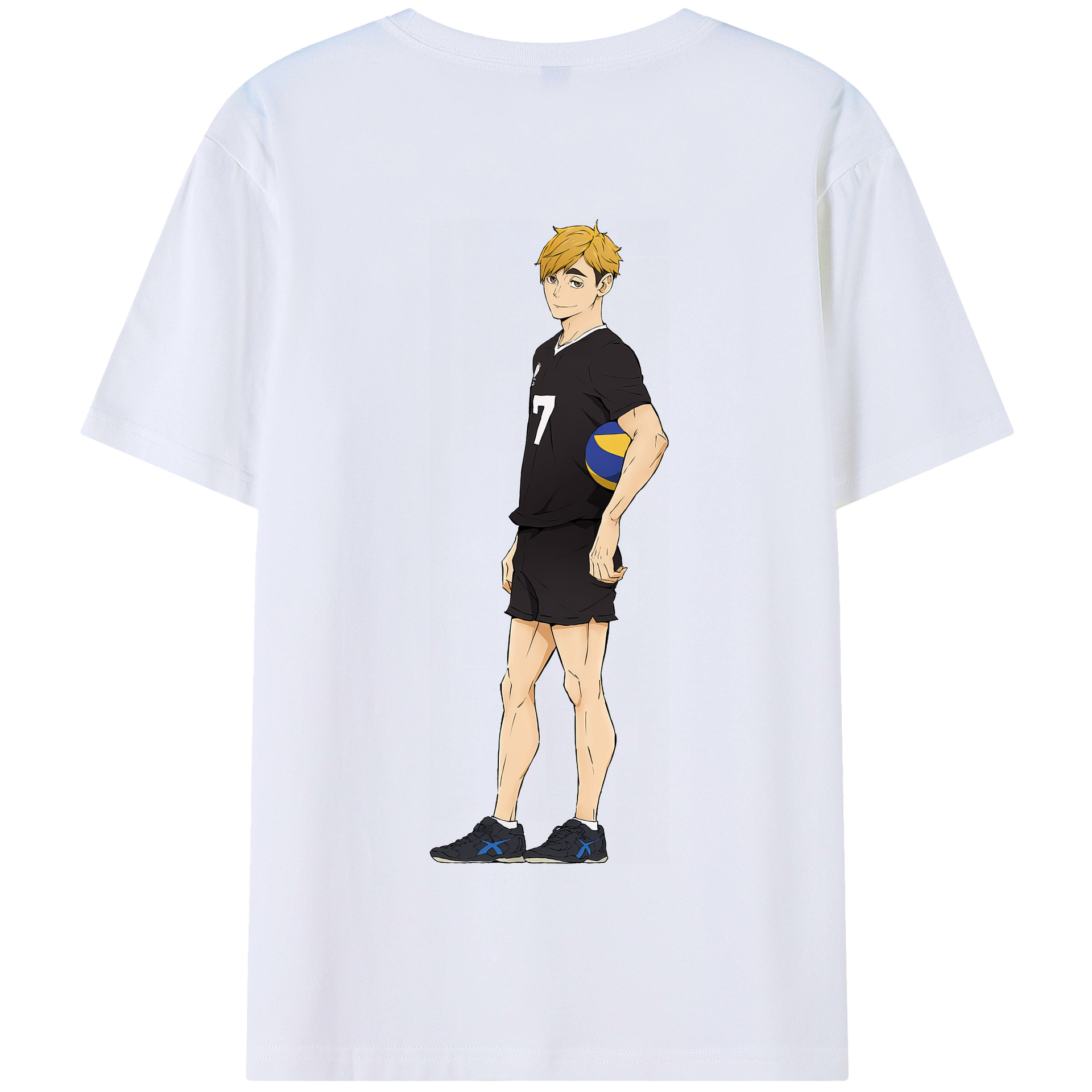 （画像用） ハイキュー!! Haikyu!! 綿100％半袖Tシャツ（背面プリント）