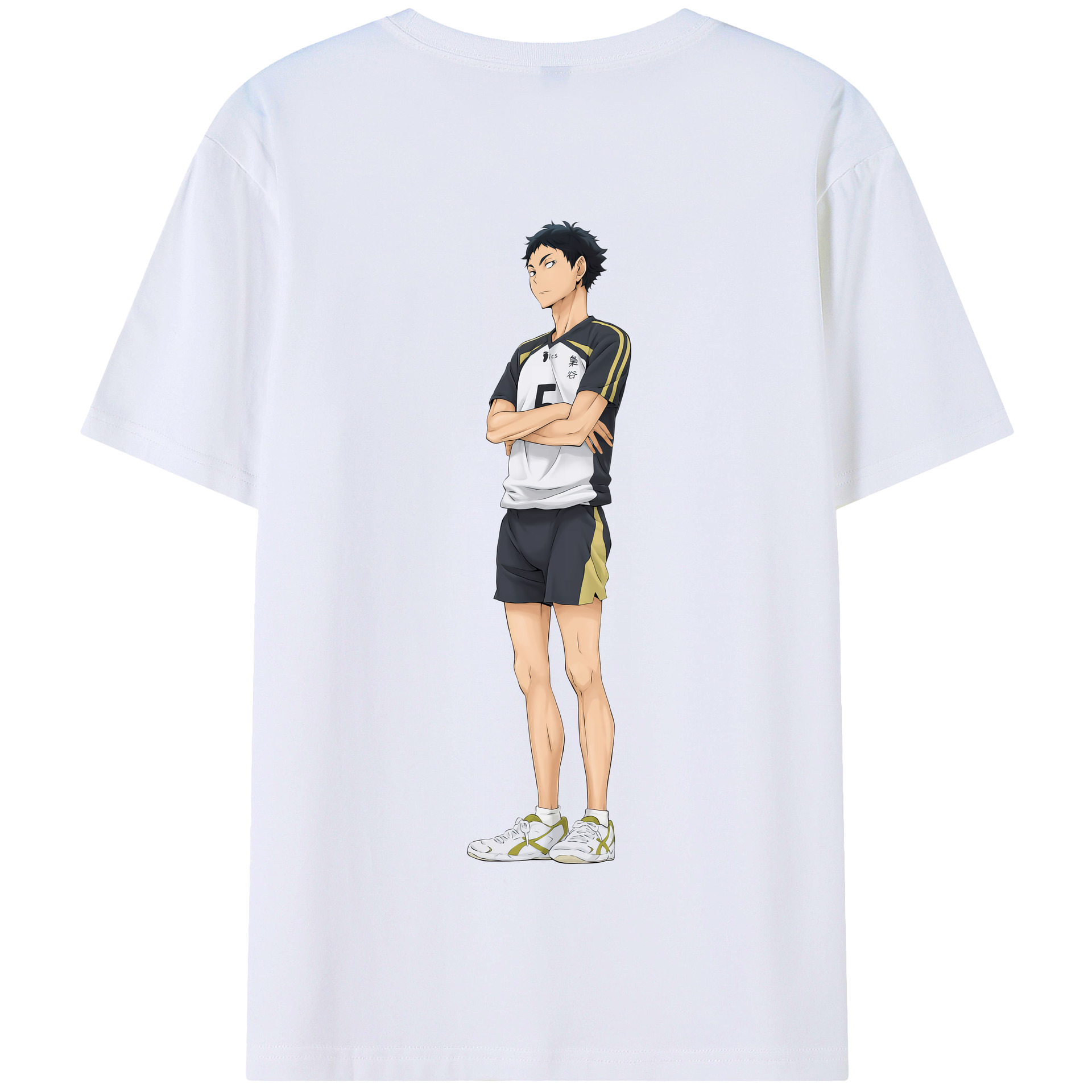 （画像用） ハイキュー!! Haikyu!! 綿100％半袖Tシャツ（背面プリント）