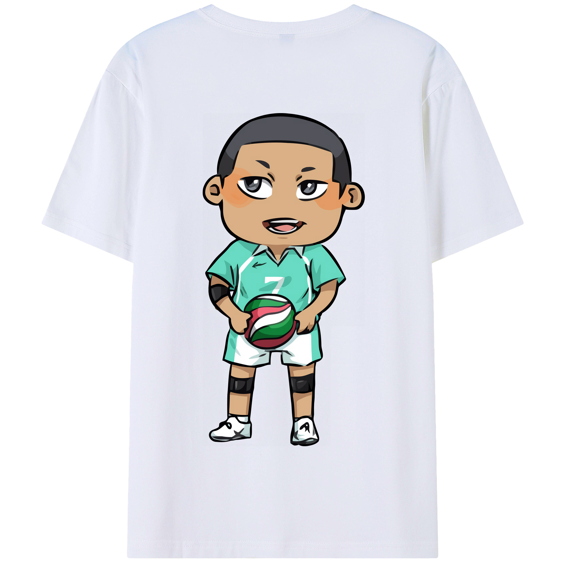 （画像用） ハイキュー!! Haikyu!! 綿100％半袖Tシャツ（背面プリント）