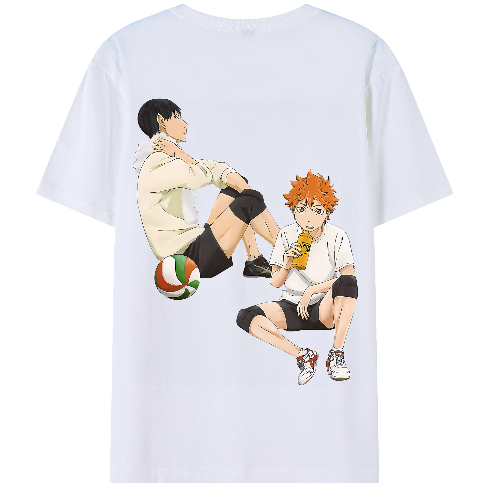 （画像用） ハイキュー!! Haikyu!! 綿100％半袖Tシャツ（背面プリント）