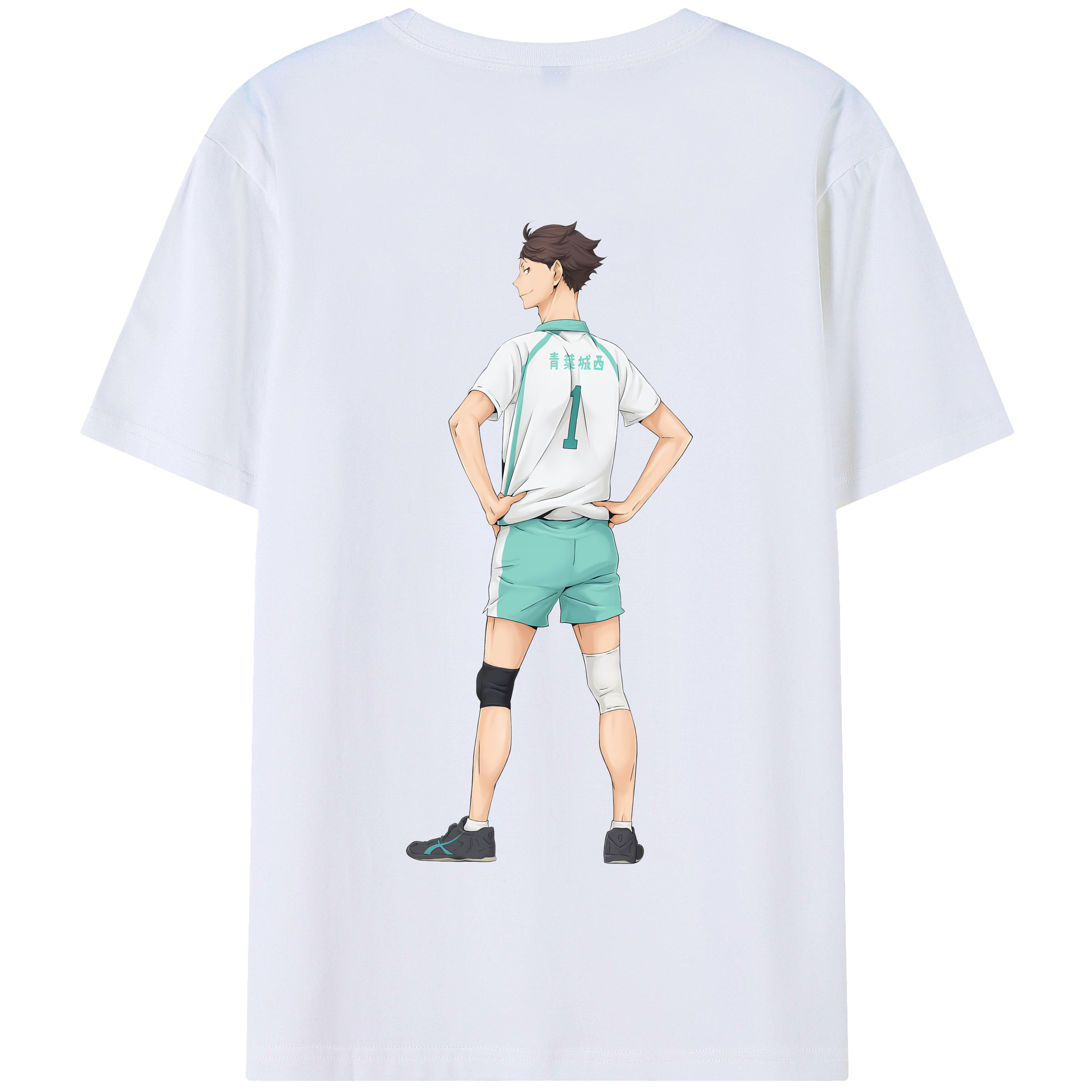 （画像用） ハイキュー!! Haikyu!! 綿100％半袖Tシャツ（背面プリント）