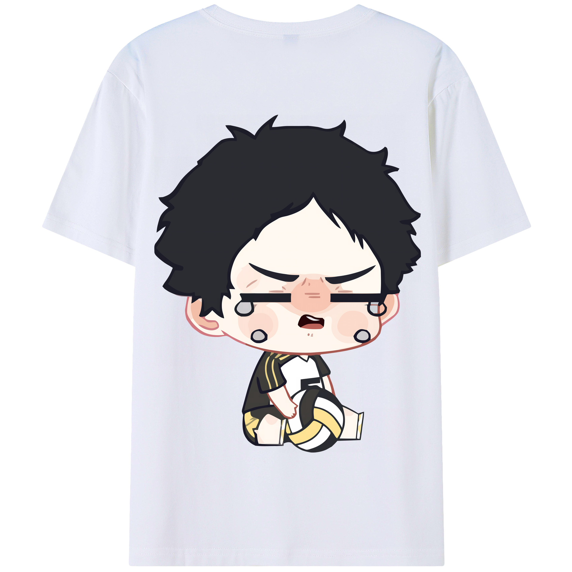 （画像用） ハイキュー!! Haikyu!! 綿100％半袖Tシャツ（背面プリント）