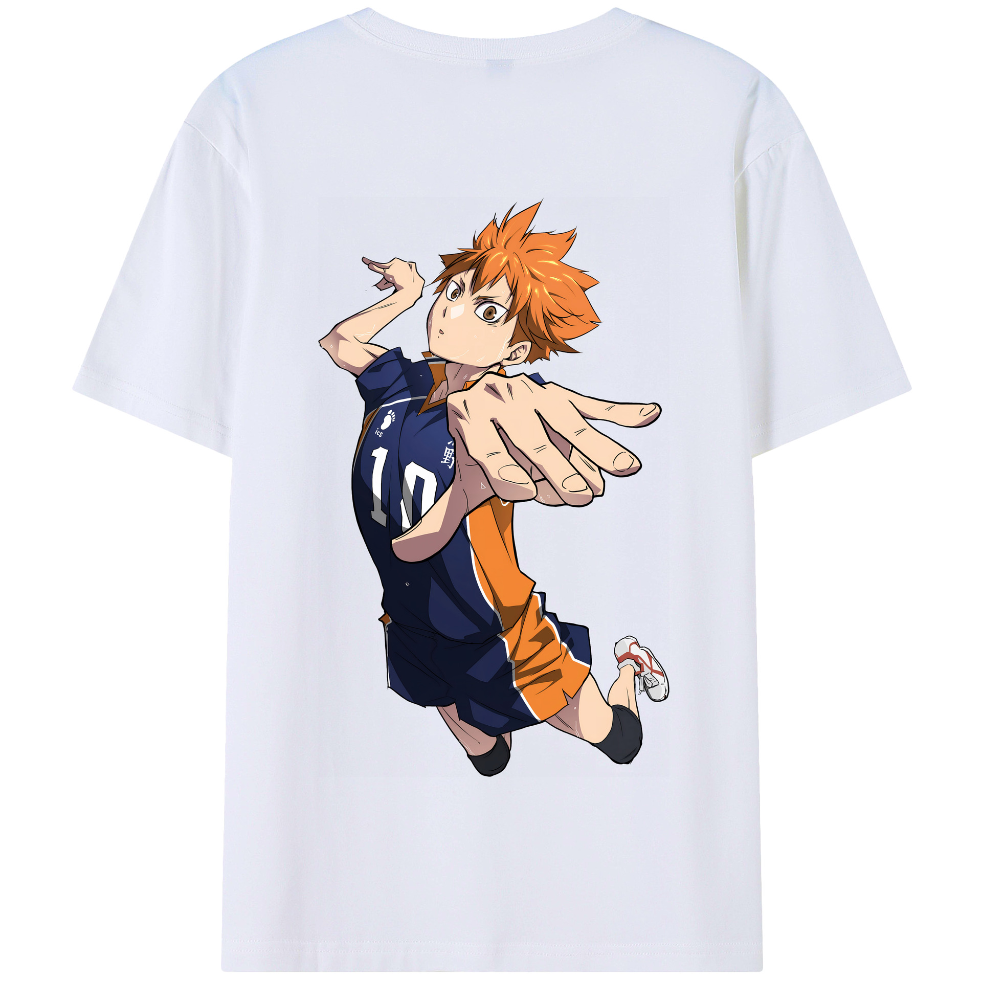 （画像用） ハイキュー!! Haikyu!! 綿100％半袖Tシャツ（背面プリント）