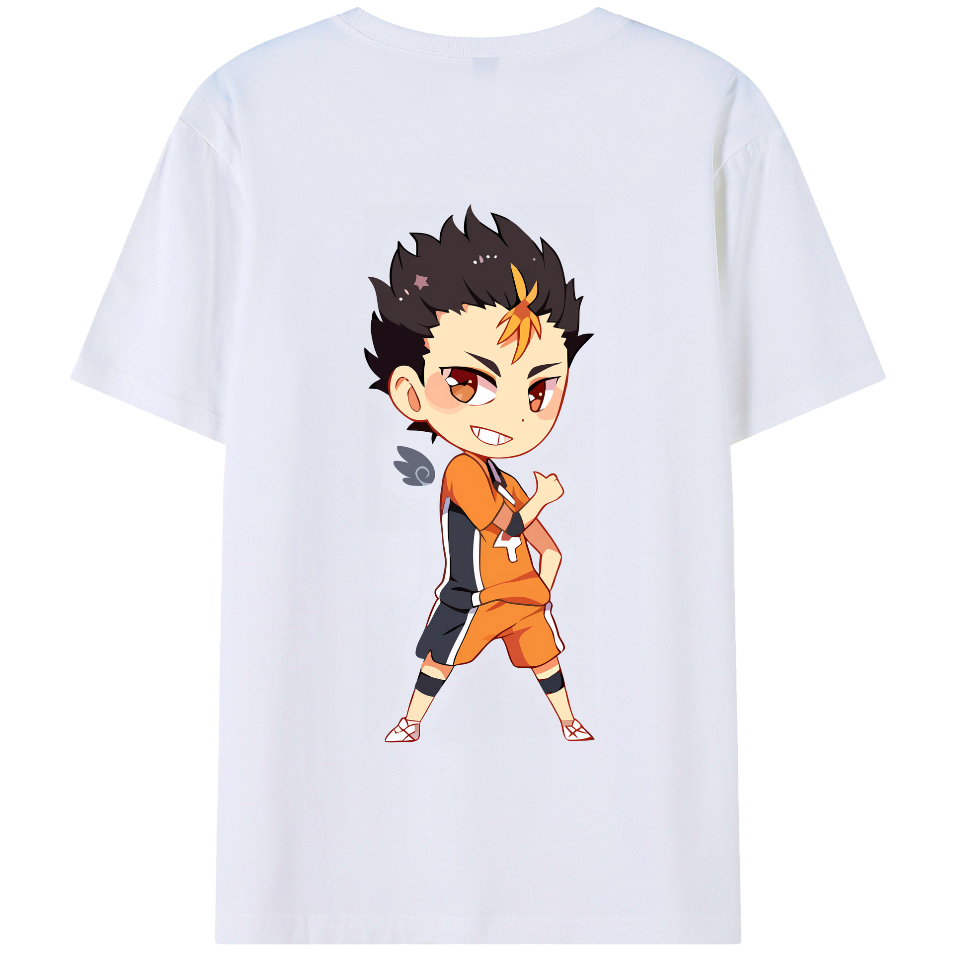 （画像用） ハイキュー!! Haikyu!! 綿100％半袖Tシャツ（背面プリント）
