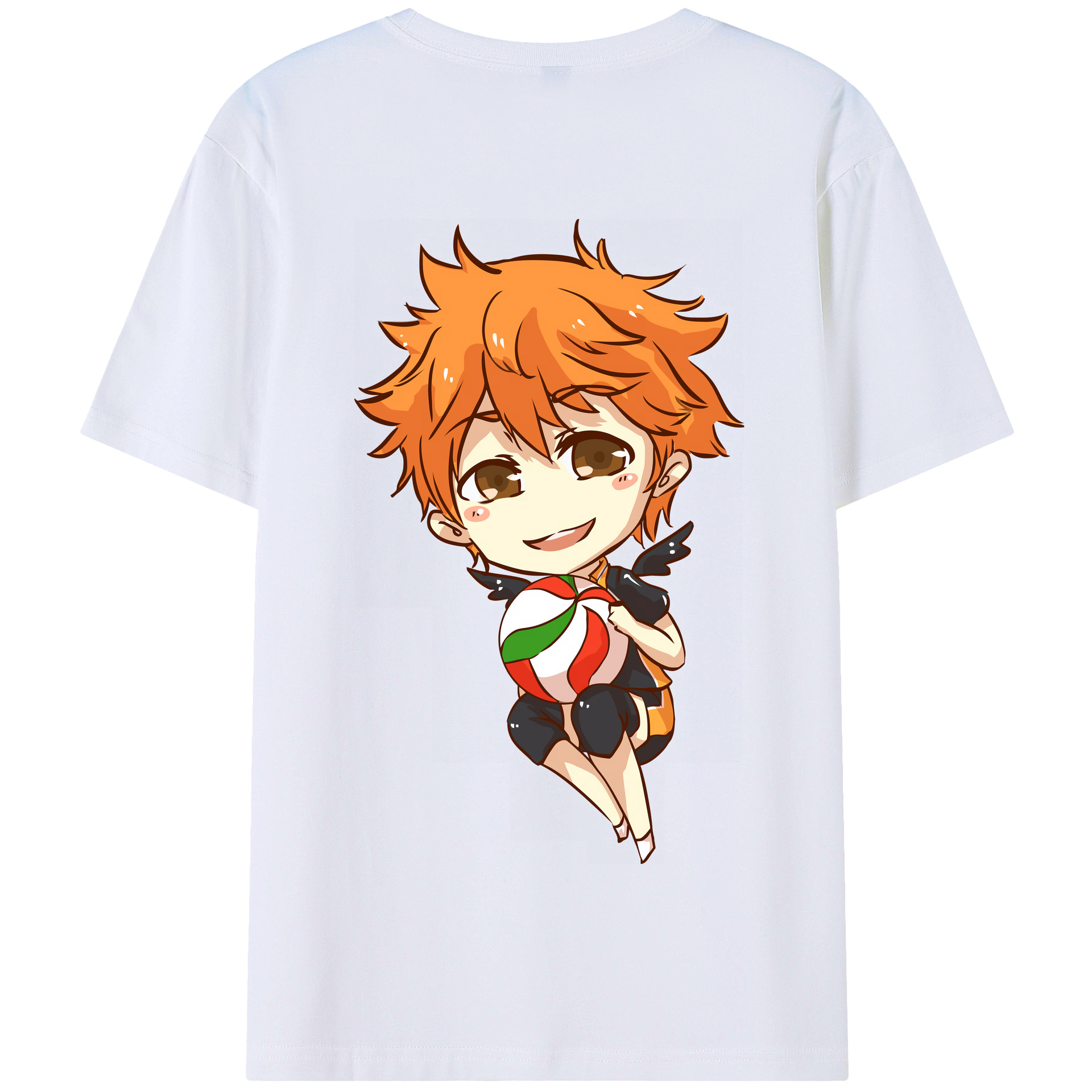 （画像用） ハイキュー!! Haikyu!! 綿100％半袖Tシャツ（背面プリント）