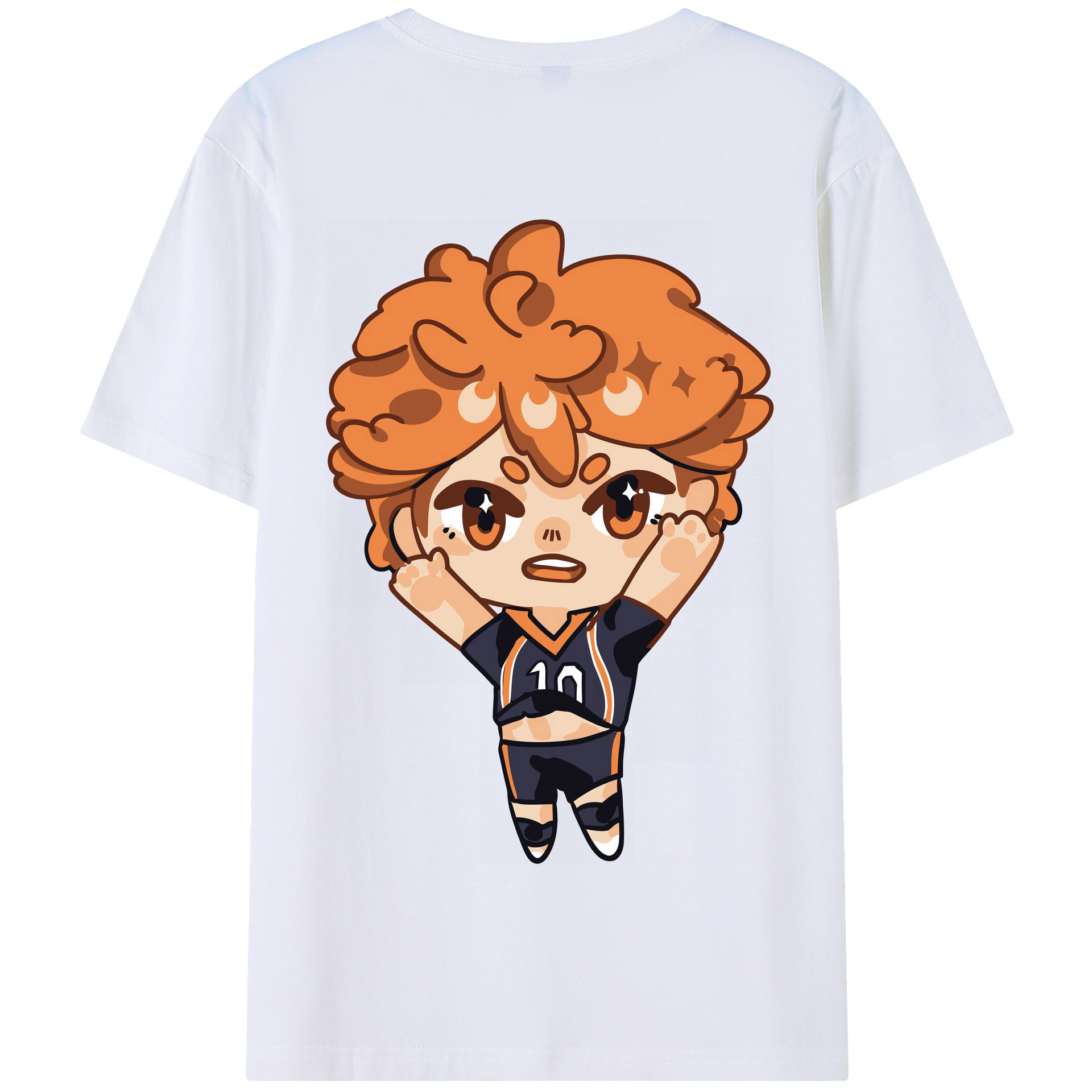 （画像用） ハイキュー!! Haikyu!! 綿100％半袖Tシャツ（背面プリント）