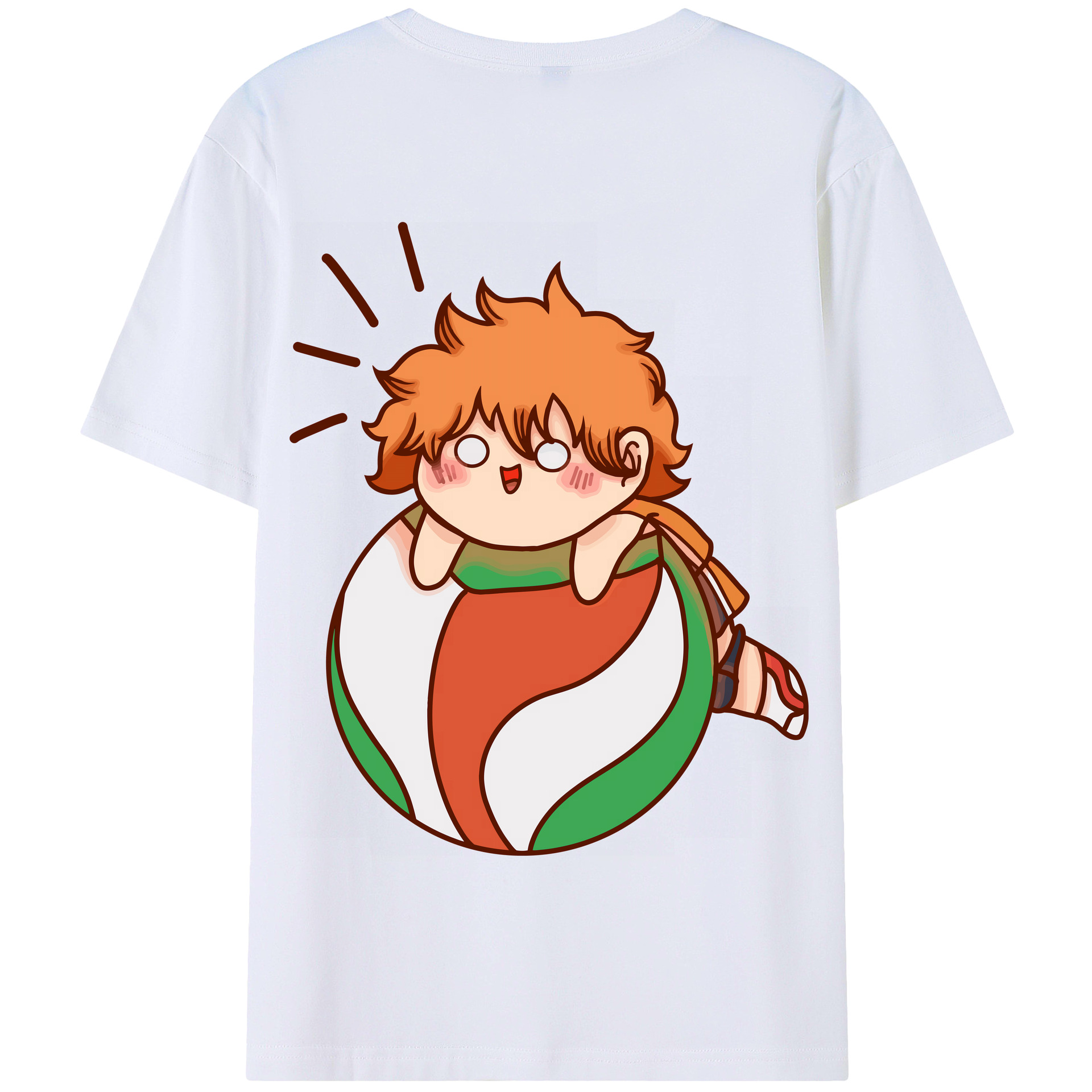 （画像用） ハイキュー!! Haikyu!! 綿100％半袖Tシャツ（背面プリント）