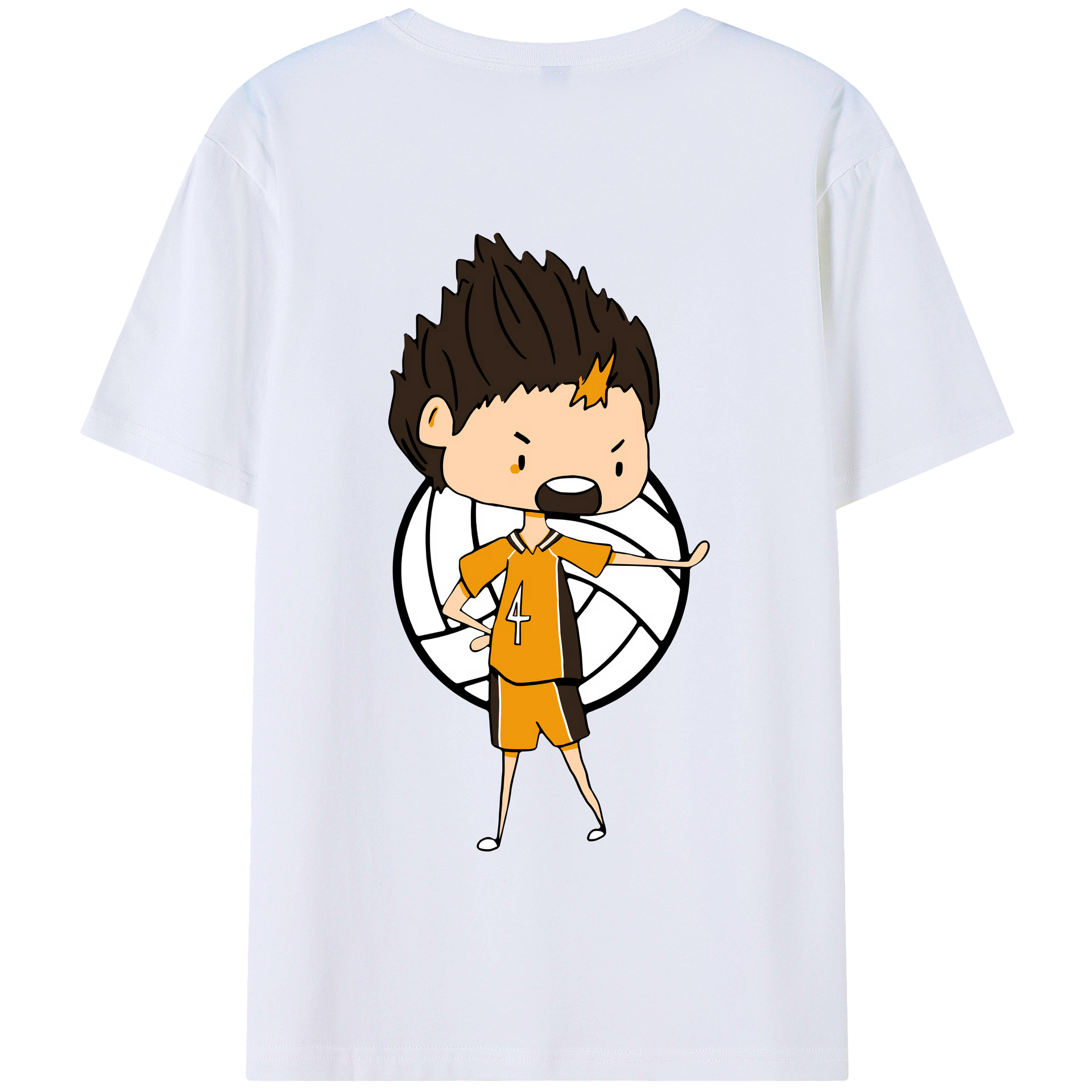 （画像用） ハイキュー!! Haikyu!! 綿100％半袖Tシャツ（背面プリント）