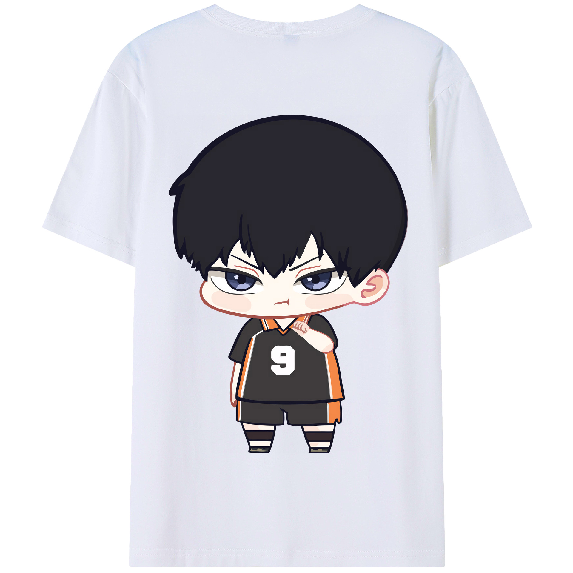 （画像用） ハイキュー!! Haikyu!! 綿100％半袖Tシャツ（背面プリント）