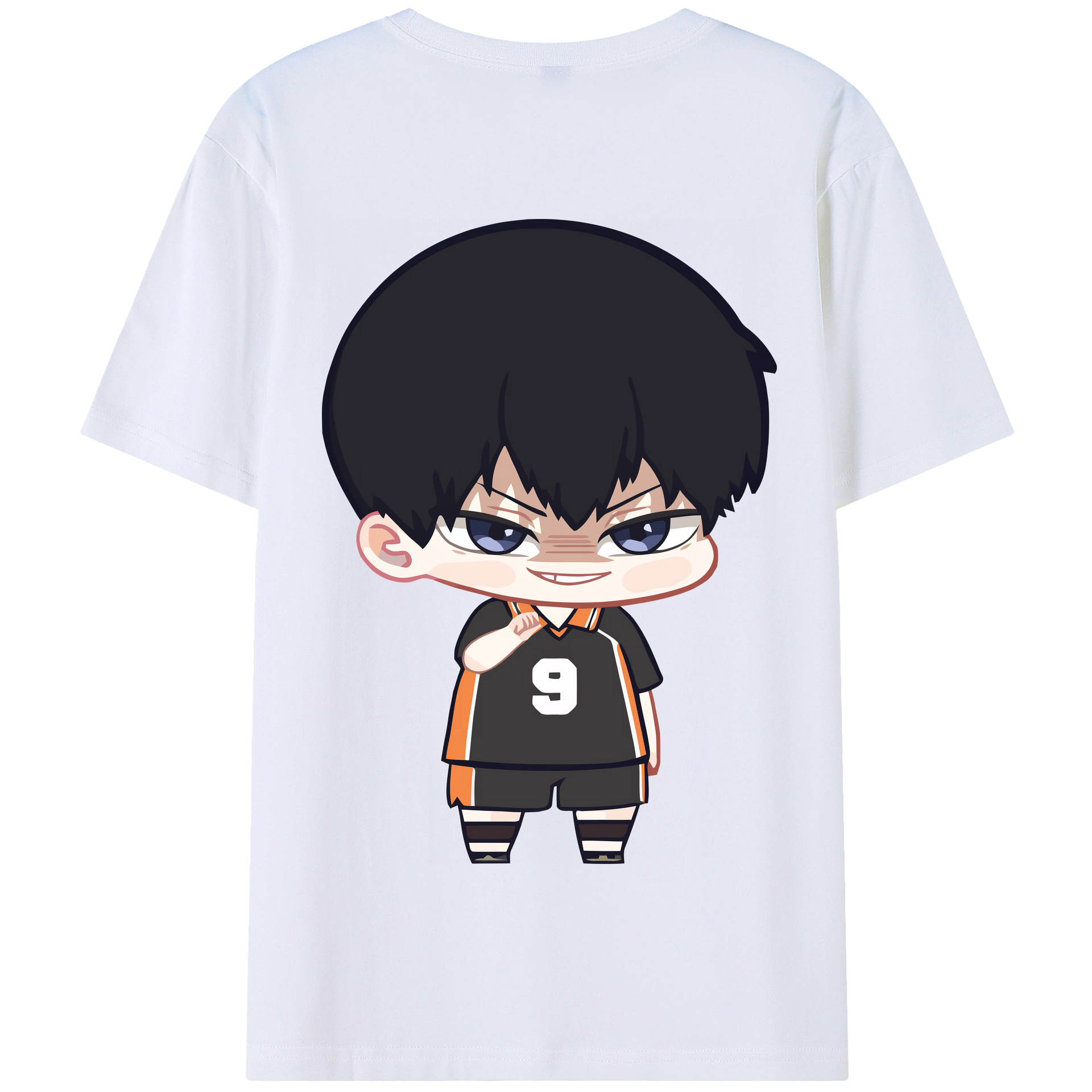 （画像用） ハイキュー!! Haikyu!! 綿100％半袖Tシャツ（背面プリント）