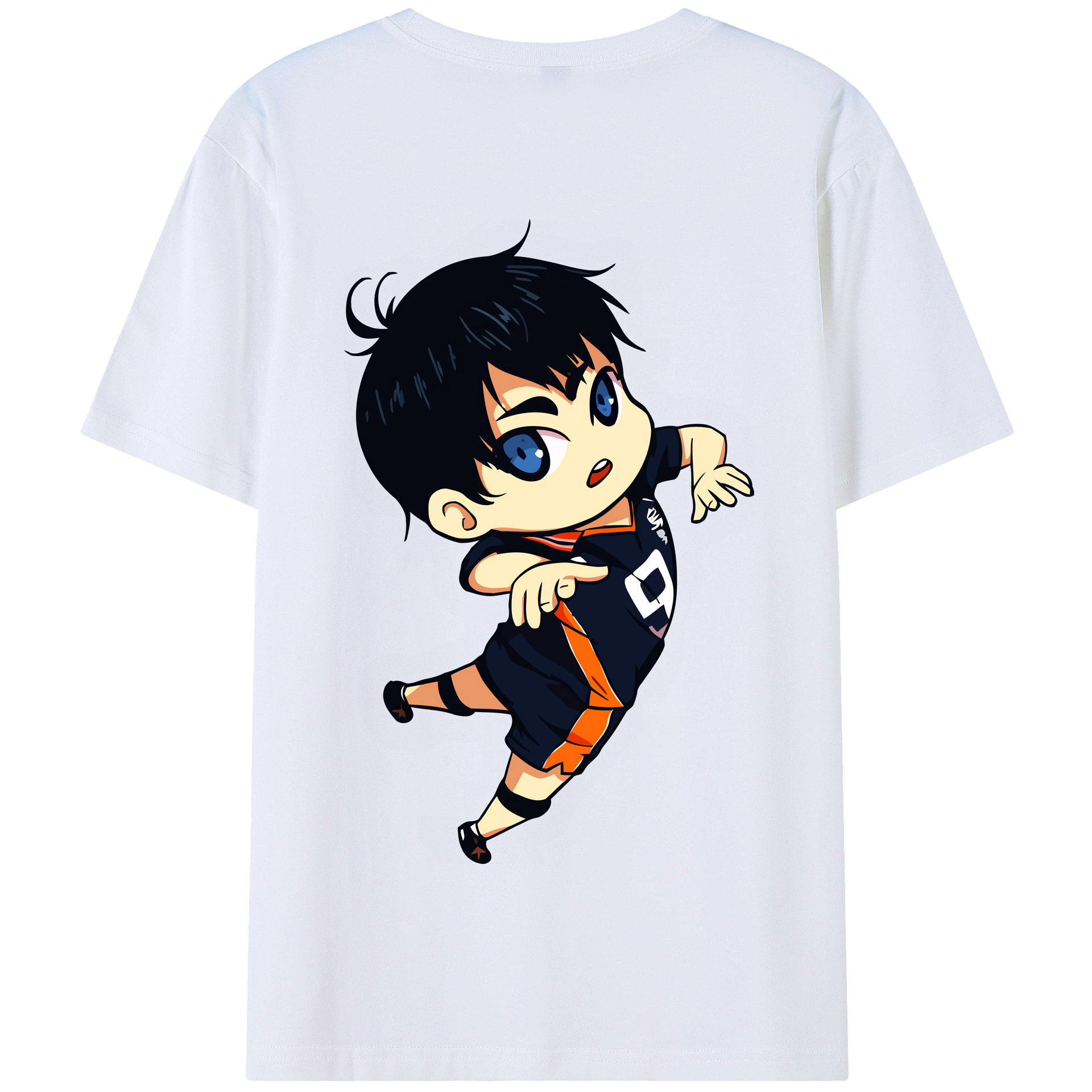 （画像用） ハイキュー!! Haikyu!! 綿100％半袖Tシャツ（背面プリント）