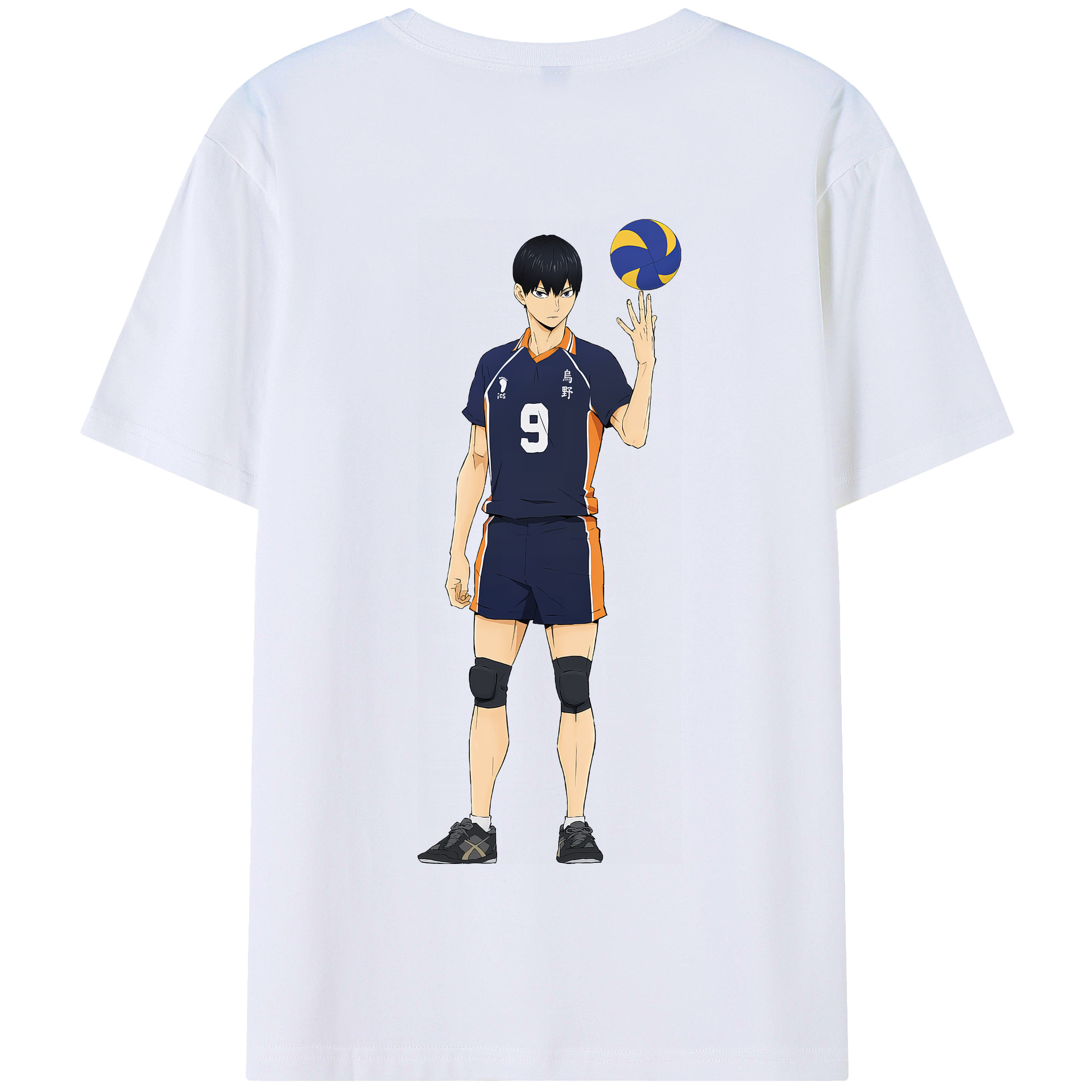 （画像用） ハイキュー!! Haikyu!! 綿100％半袖Tシャツ（背面プリント）