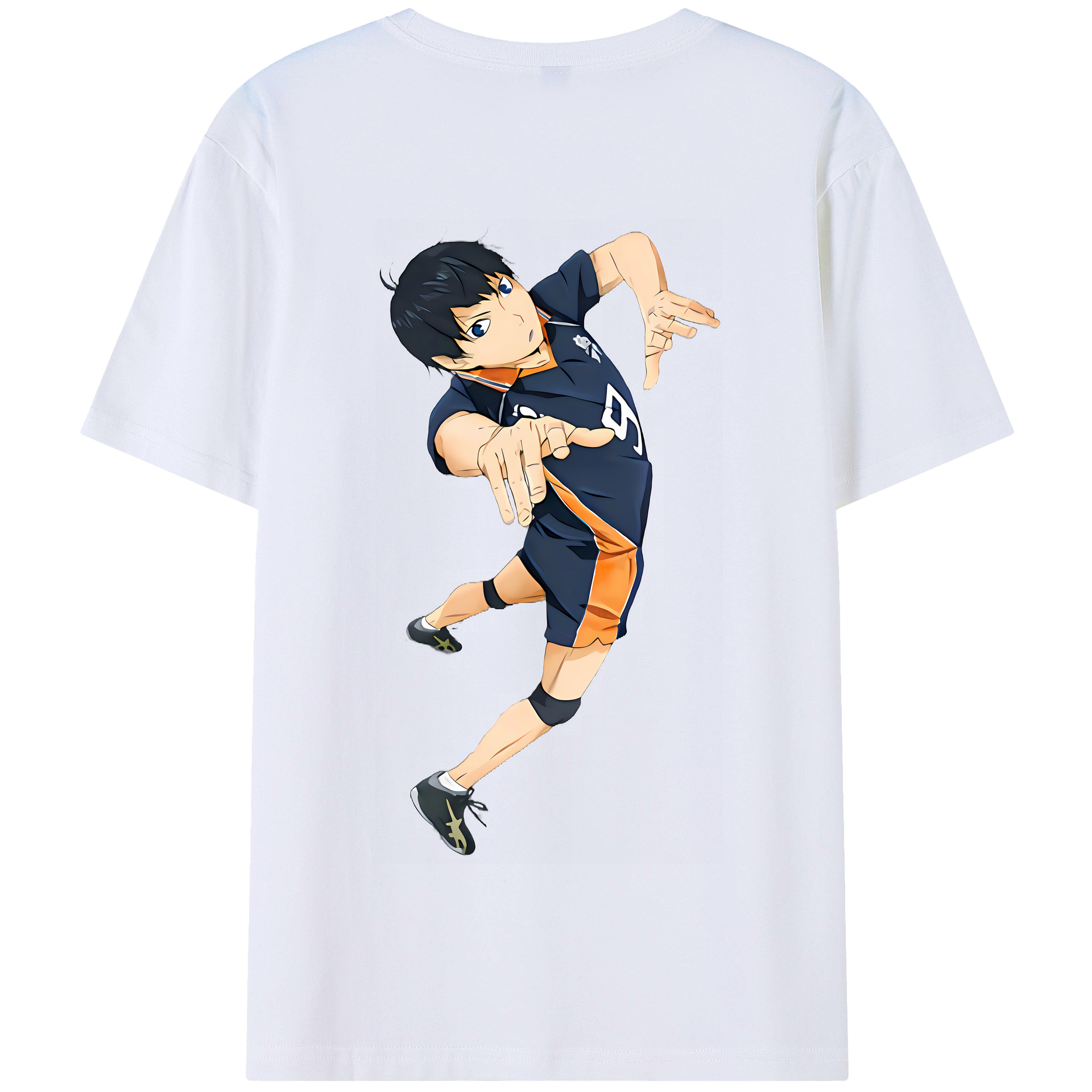 （画像用） ハイキュー!! Haikyu!! 綿100％半袖Tシャツ（背面プリント）