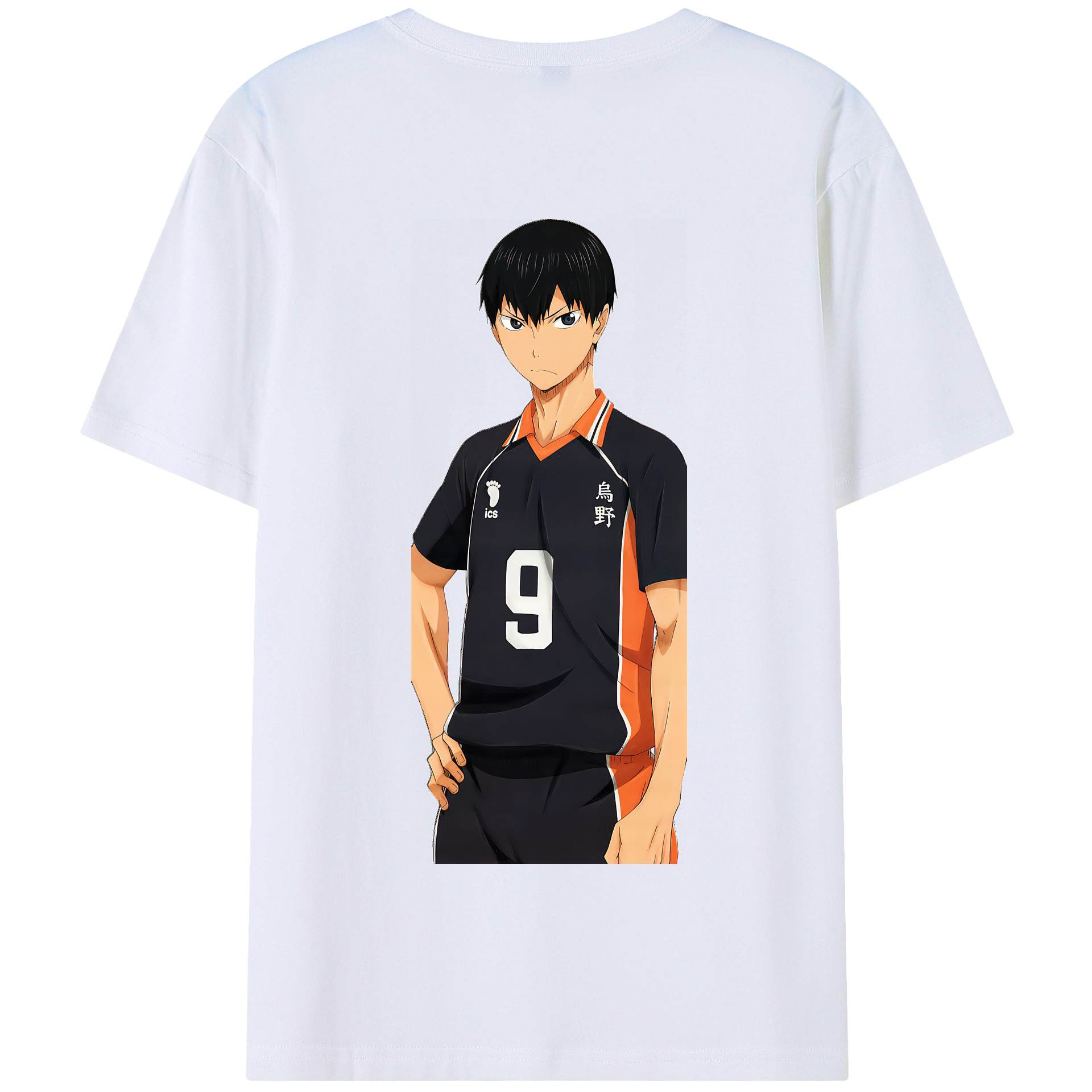 （画像用） ハイキュー!! Haikyu!! 綿100％半袖Tシャツ（背面プリント）