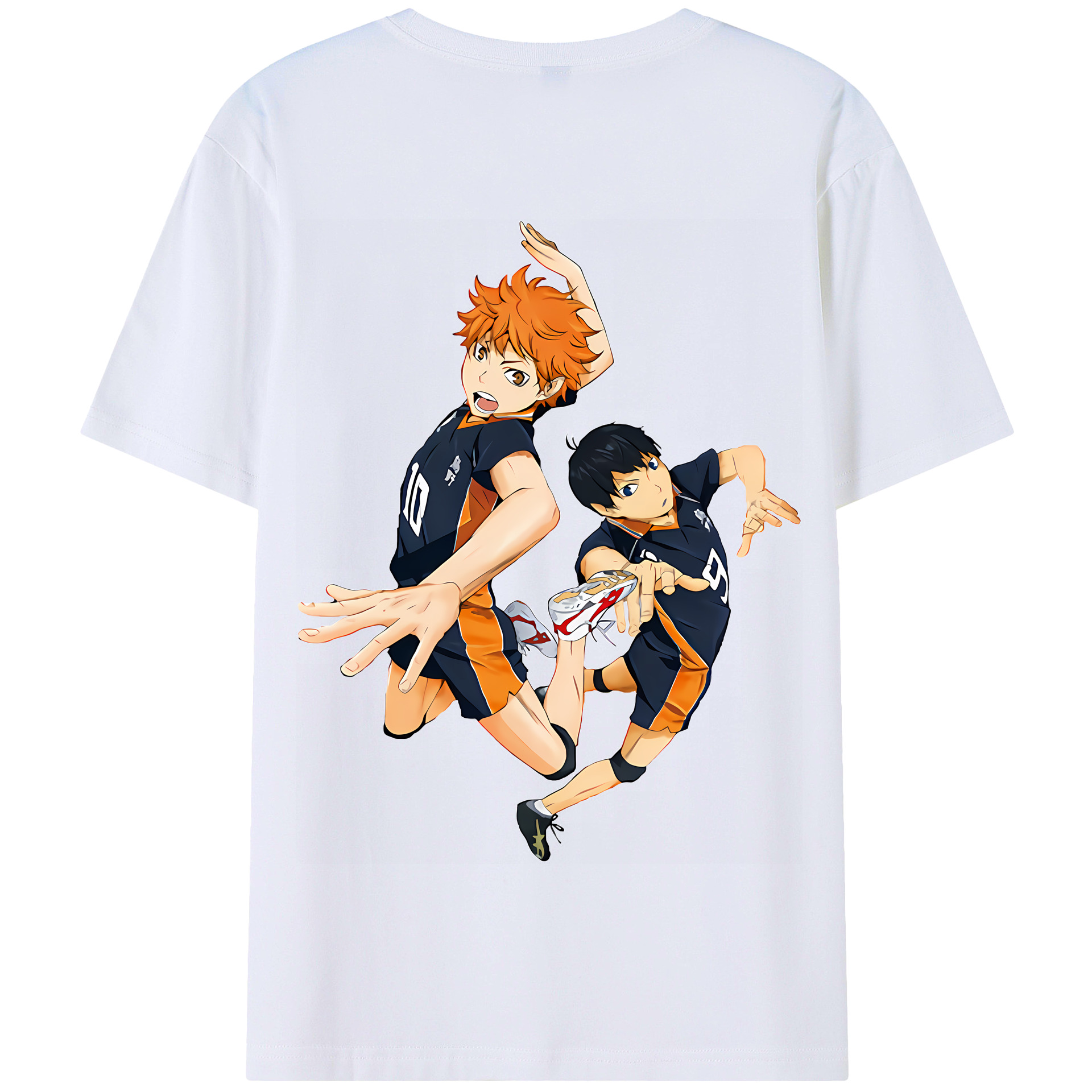 （画像用） ハイキュー!! Haikyu!! 綿100％半袖Tシャツ（背面プリント）
