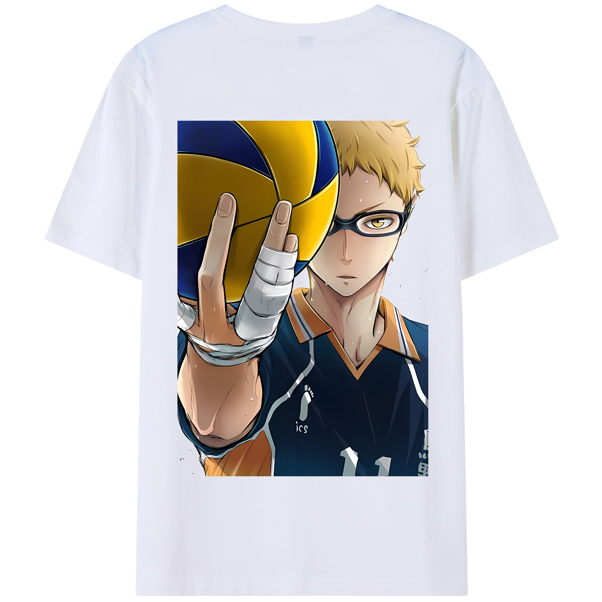 （画像用） ハイキュー!! Haikyu!! 綿100％半袖Tシャツ（背面プリント）