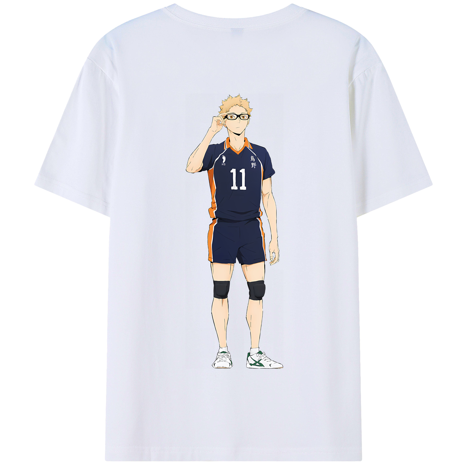 （画像用） ハイキュー!! Haikyu!! 綿100％半袖Tシャツ（背面プリント）