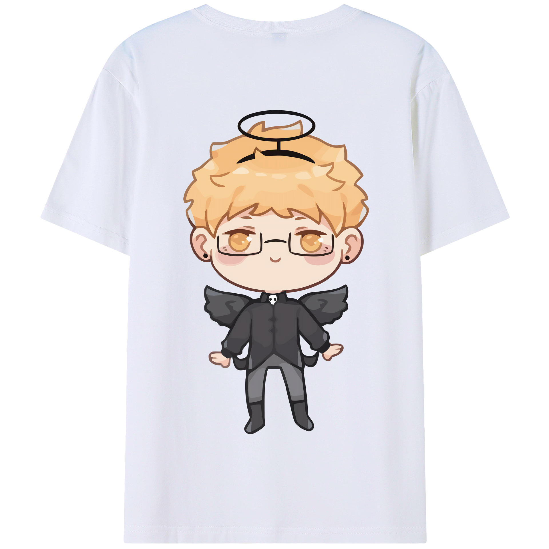 （画像用） ハイキュー!! Haikyu!! 綿100％半袖Tシャツ（背面プリント）