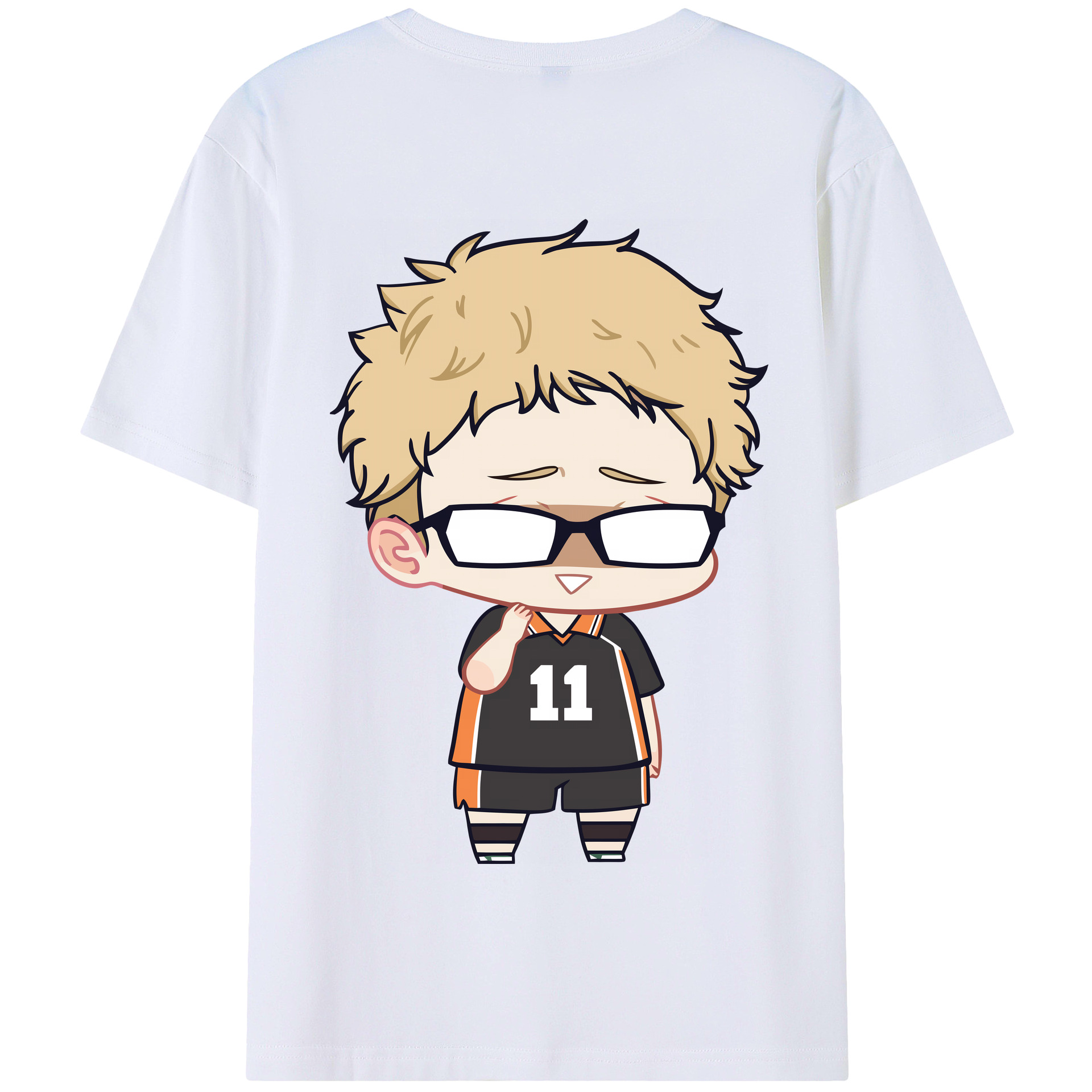 （画像用） ハイキュー!! Haikyu!! 綿100％半袖Tシャツ（背面プリント）