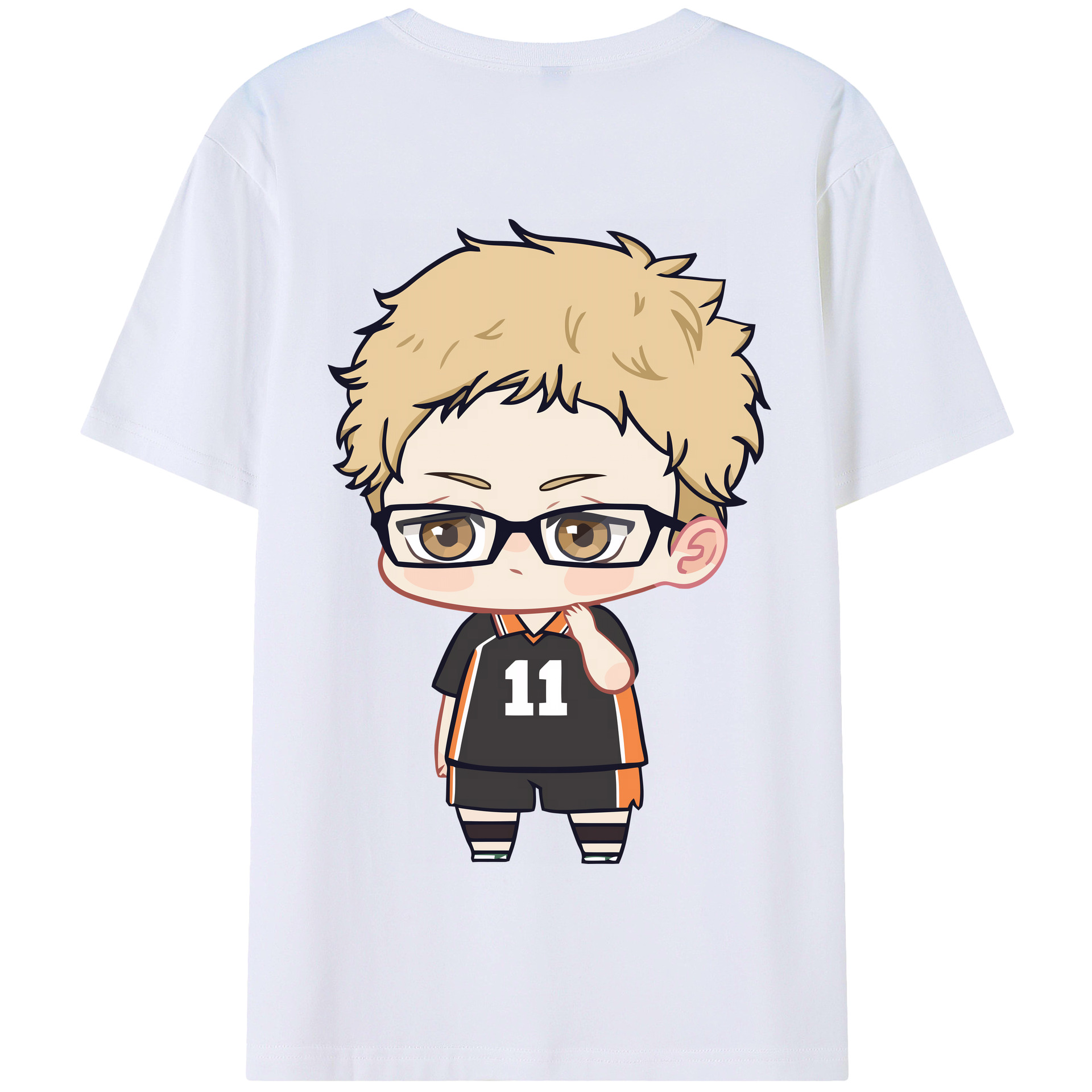（画像用） ハイキュー!! Haikyu!! 綿100％半袖Tシャツ（背面プリント）