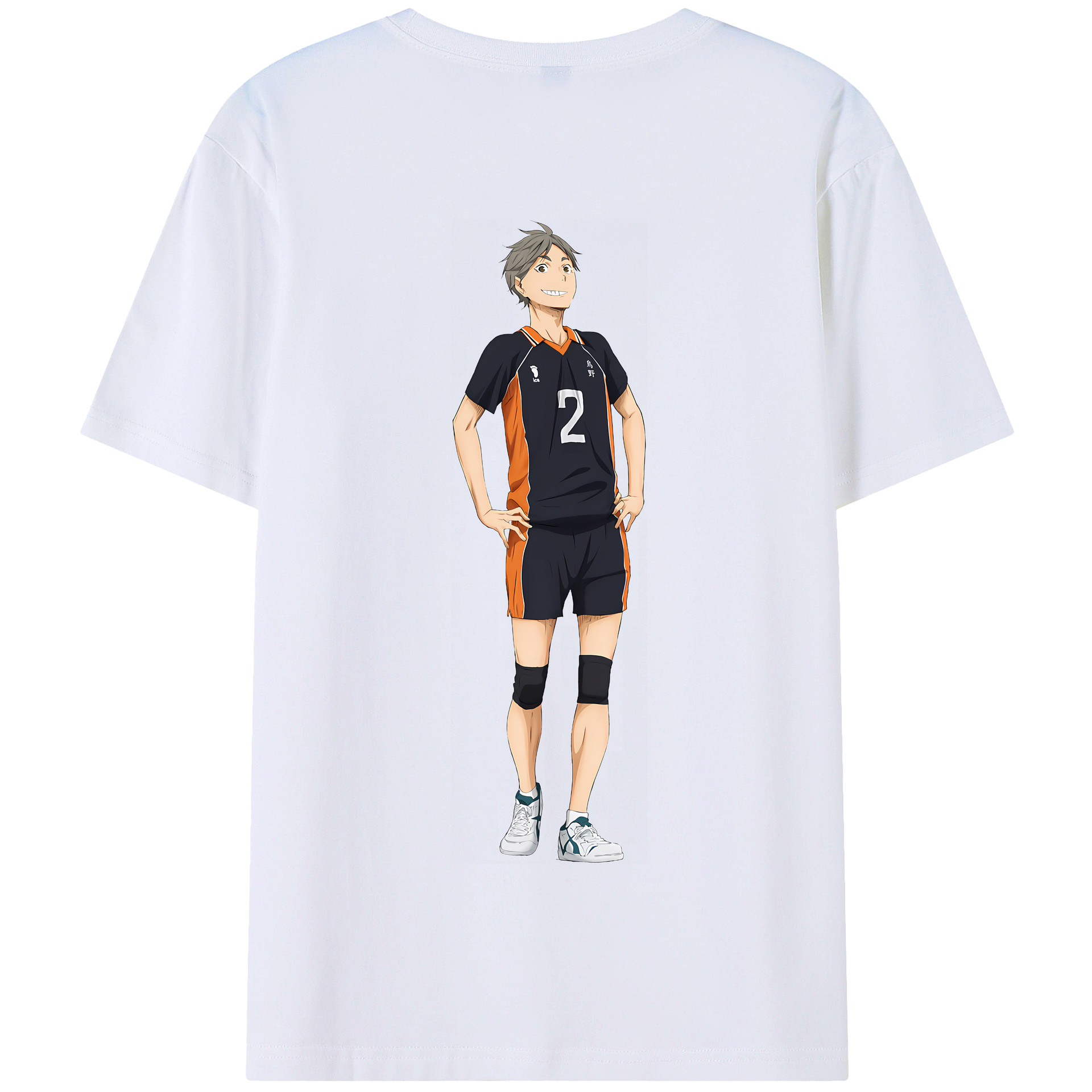 （画像用） ハイキュー!! Haikyu!! 綿100％半袖Tシャツ（背面プリント）
