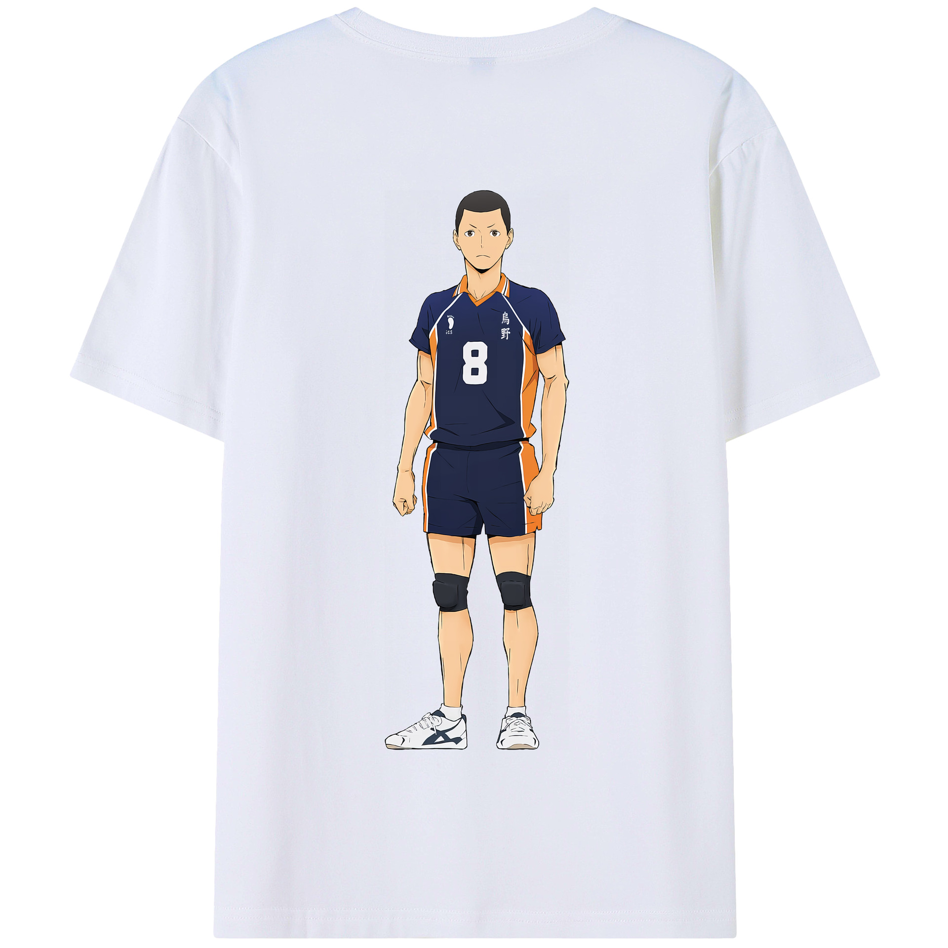 （画像用） ハイキュー!! Haikyu!! 綿100％半袖Tシャツ（背面プリント）