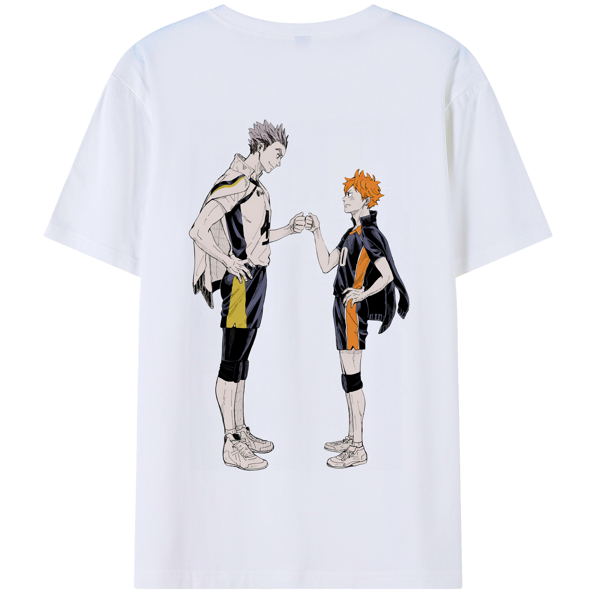 （画像用） ハイキュー!! Haikyu!! 綿100％半袖Tシャツ（背面プリント）