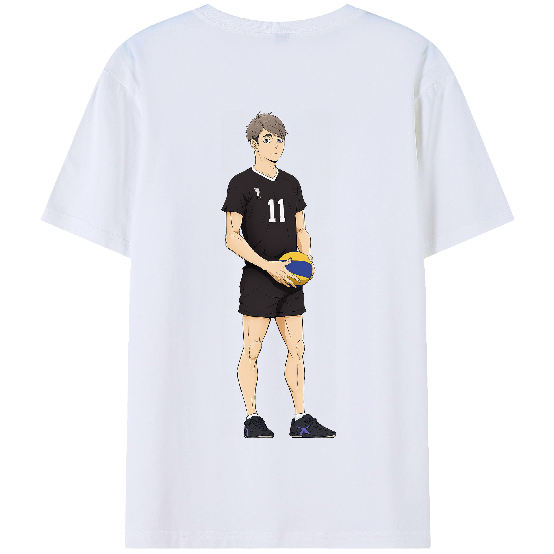 （画像用） ハイキュー!! Haikyu!! 綿100％半袖Tシャツ（背面プリント）