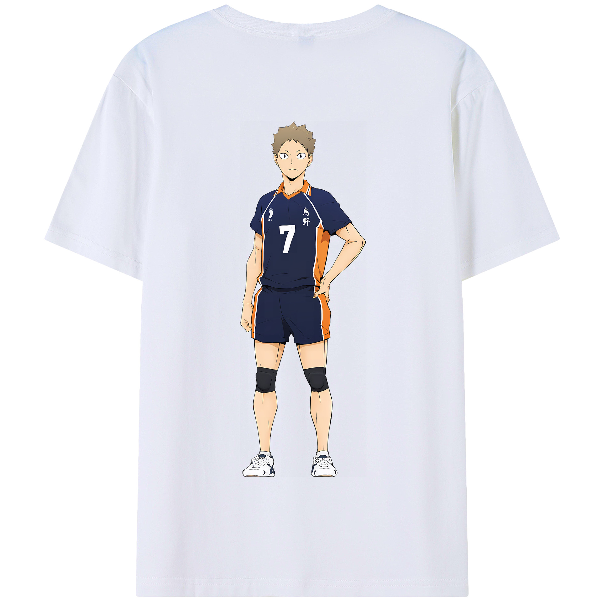 （画像用） ハイキュー!! Haikyu!! 綿100％半袖Tシャツ（背面プリント）