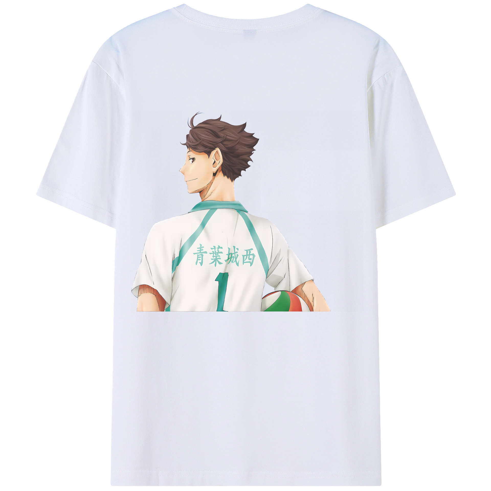 （画像用） ハイキュー!! Haikyu!! 綿100％半袖Tシャツ（背面プリント）