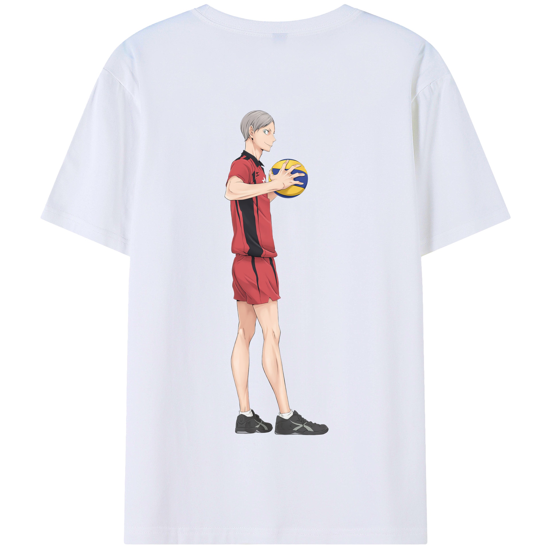 （画像用） ハイキュー!! Haikyu!! 綿100％半袖Tシャツ（背面プリント）