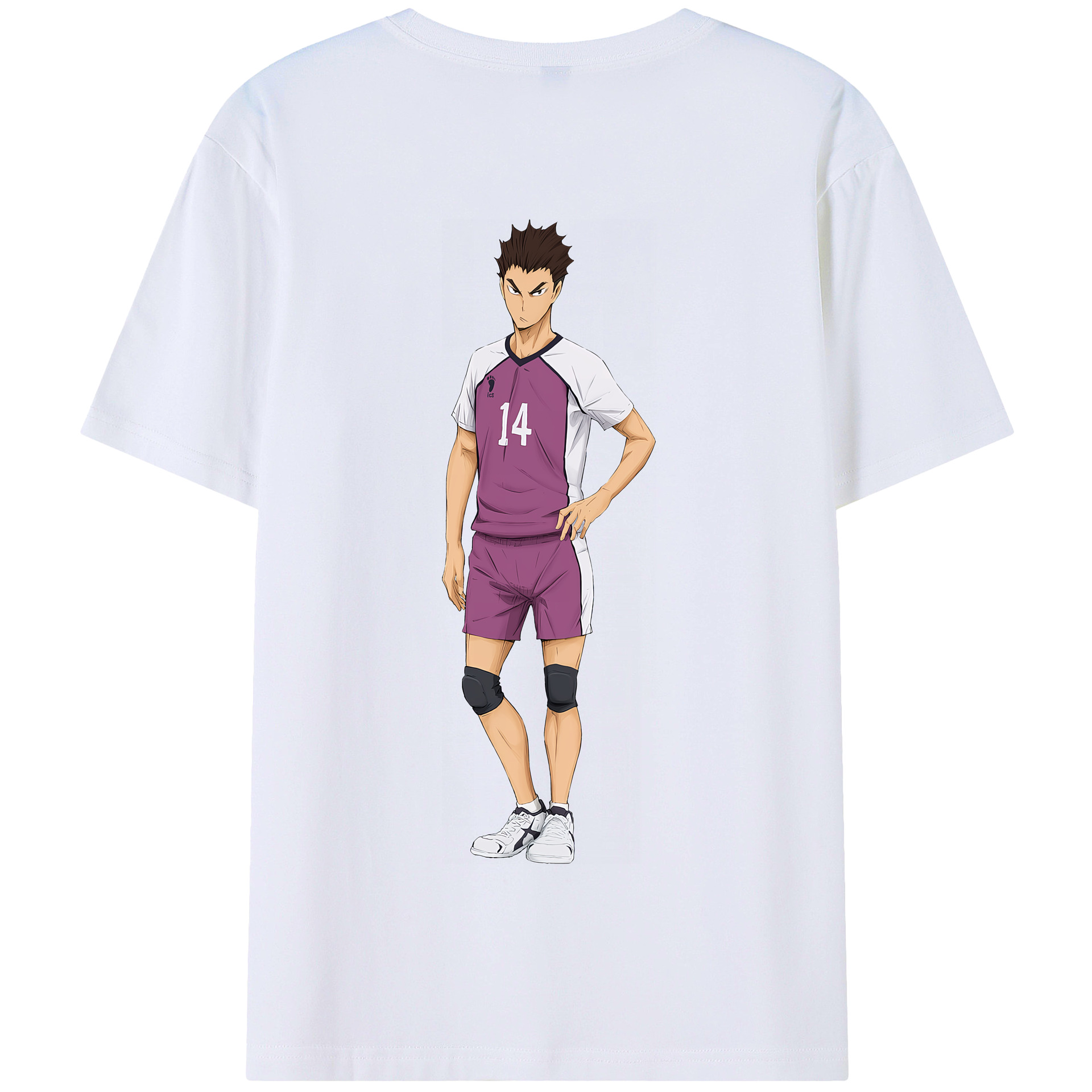 （画像用） ハイキュー!! Haikyu!! 綿100％半袖Tシャツ（背面プリント）