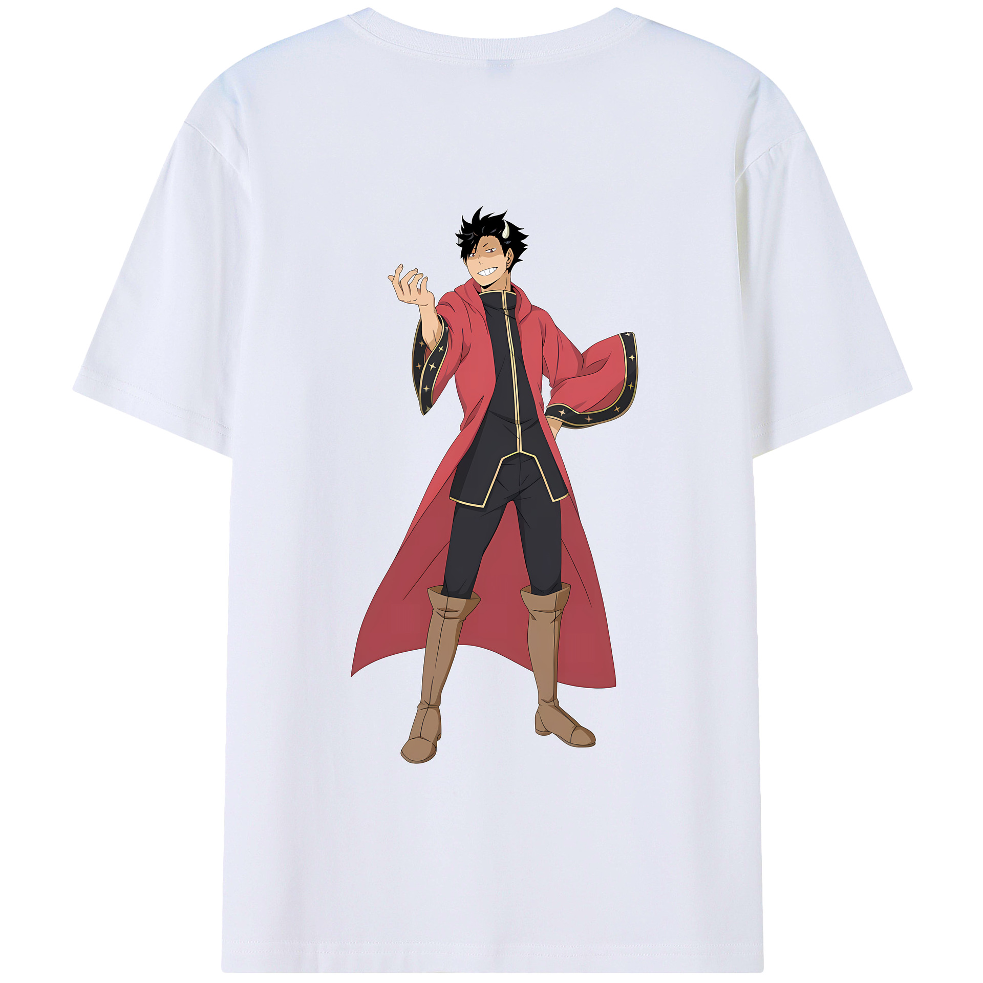 （画像用） ハイキュー!! Haikyu!! 綿100％半袖Tシャツ（背面プリント）