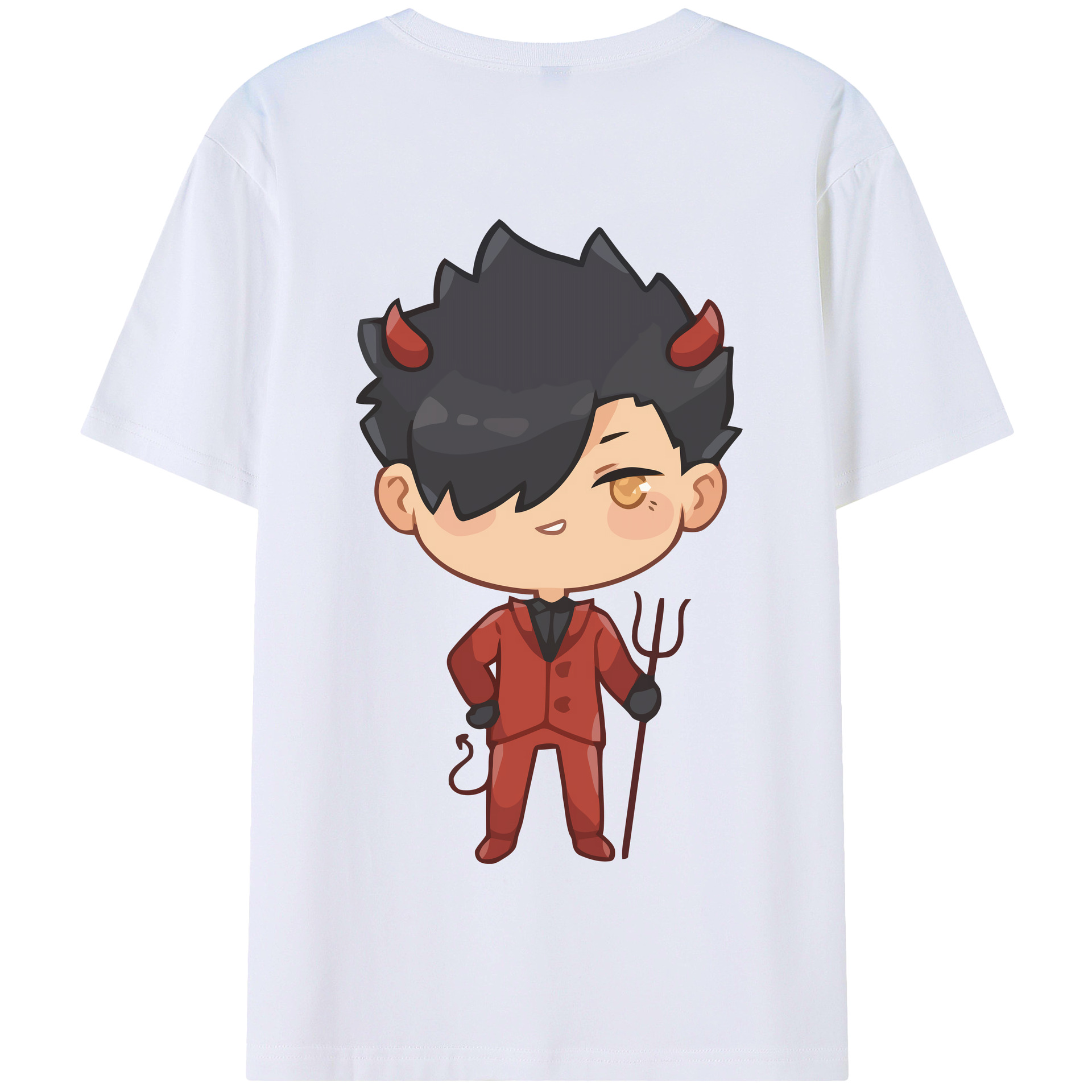 （画像用） ハイキュー!! Haikyu!! 綿100％半袖Tシャツ（背面プリント）