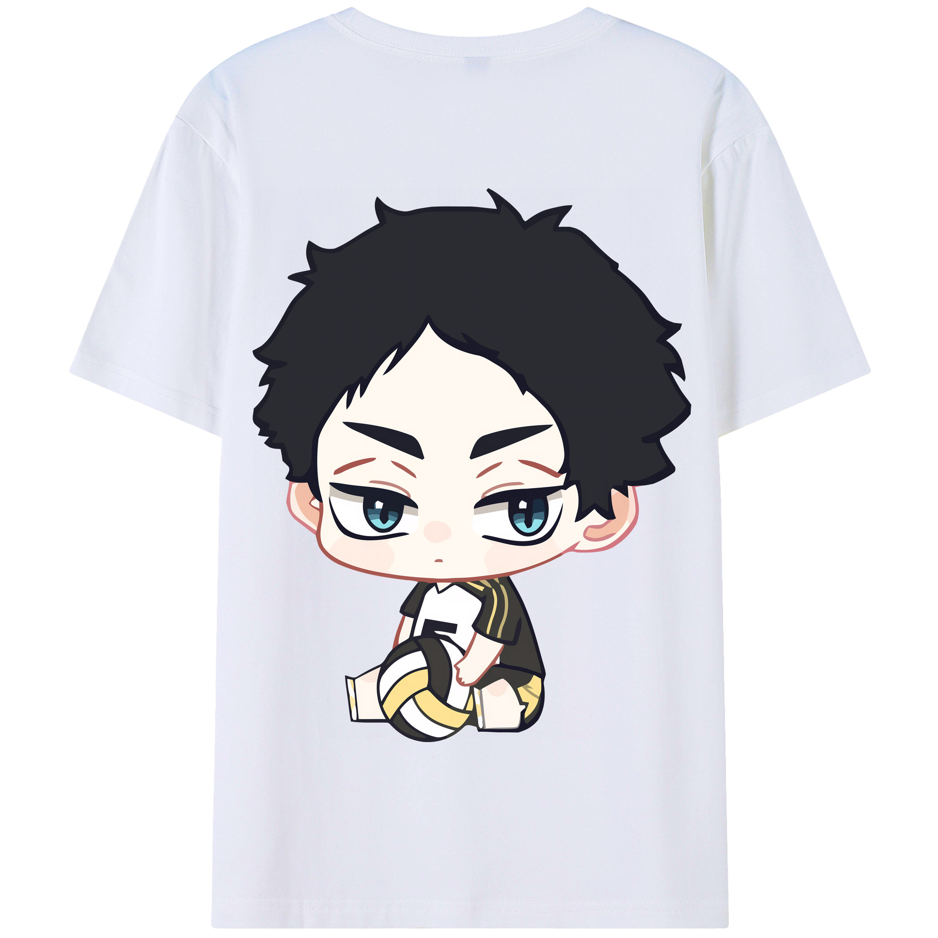 （画像用） ハイキュー!! Haikyu!! 綿100％半袖Tシャツ（背面プリント）