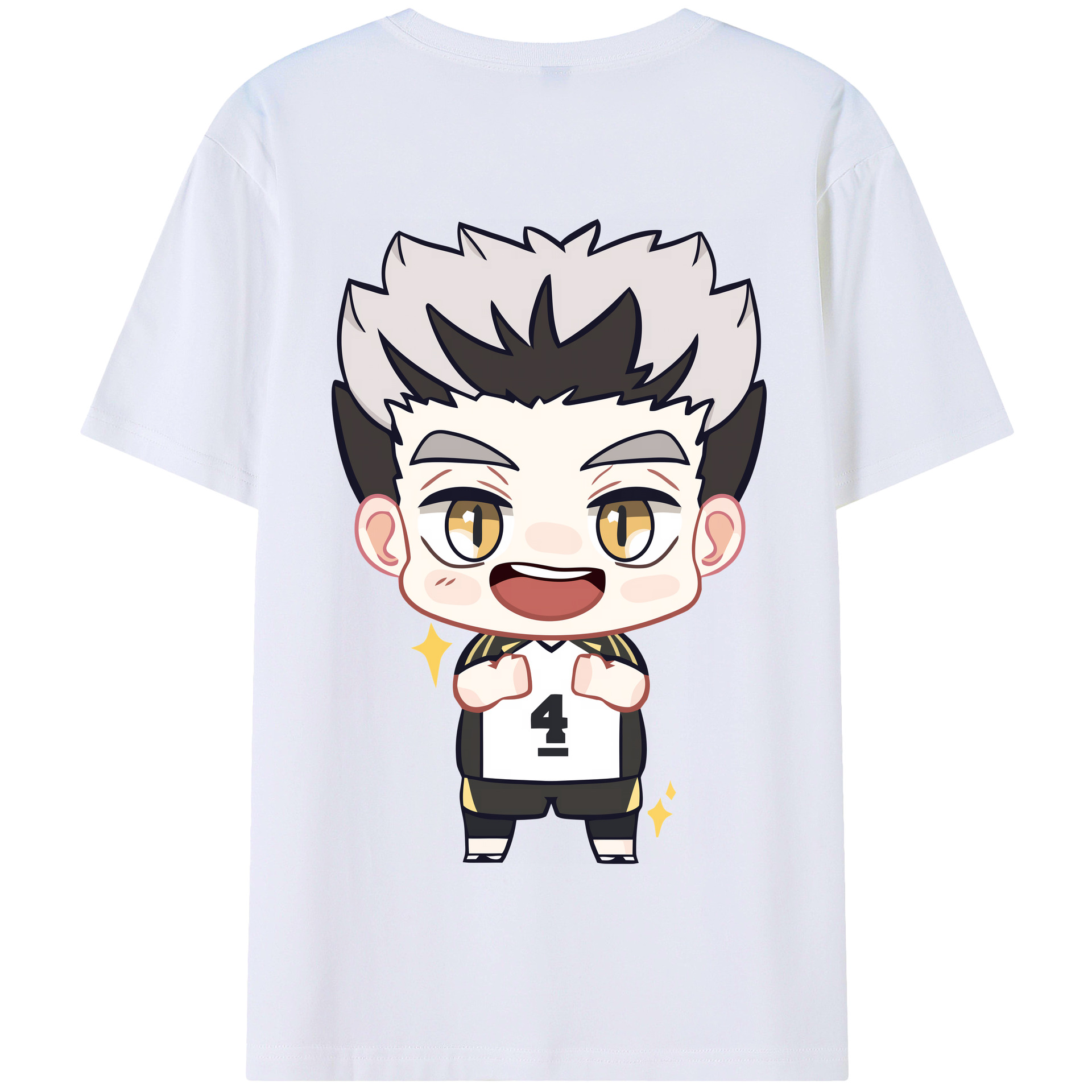 （画像用） ハイキュー!! Haikyu!! 綿100％半袖Tシャツ（背面プリント）