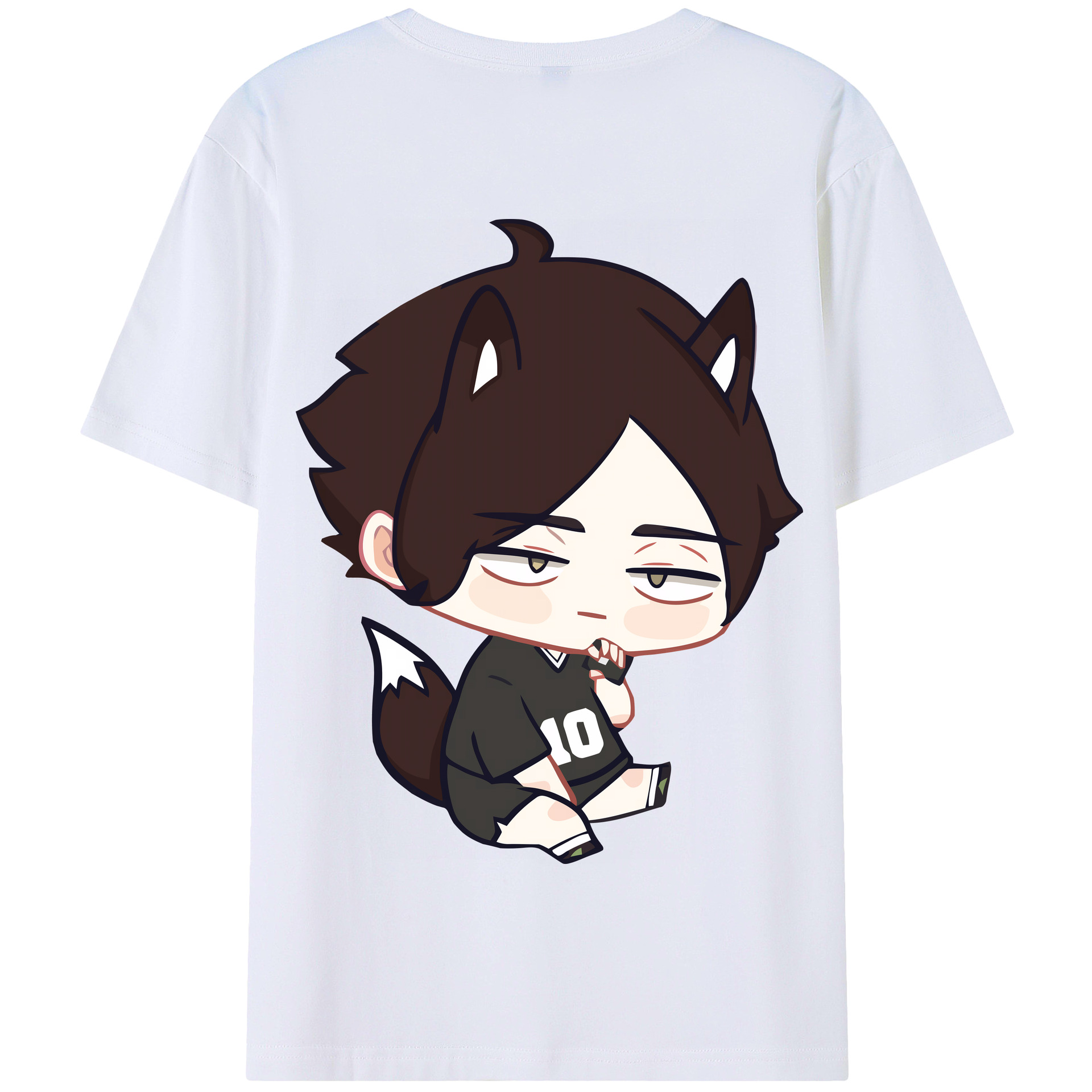 （画像用） ハイキュー!! Haikyu!! 綿100％半袖Tシャツ（背面プリント）