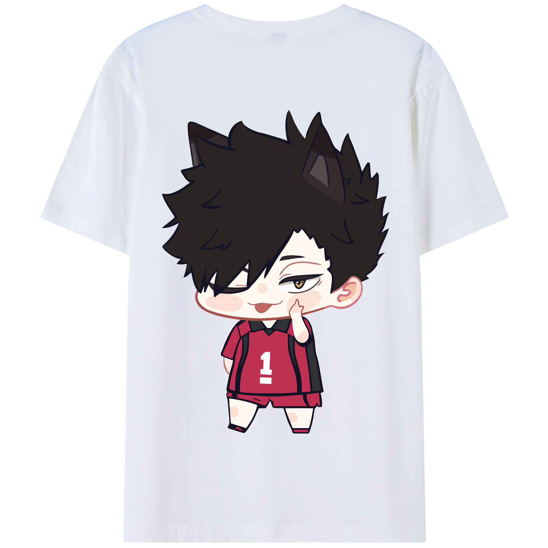 （画像用） ハイキュー!! Haikyu!! 綿100％半袖Tシャツ（背面プリント）