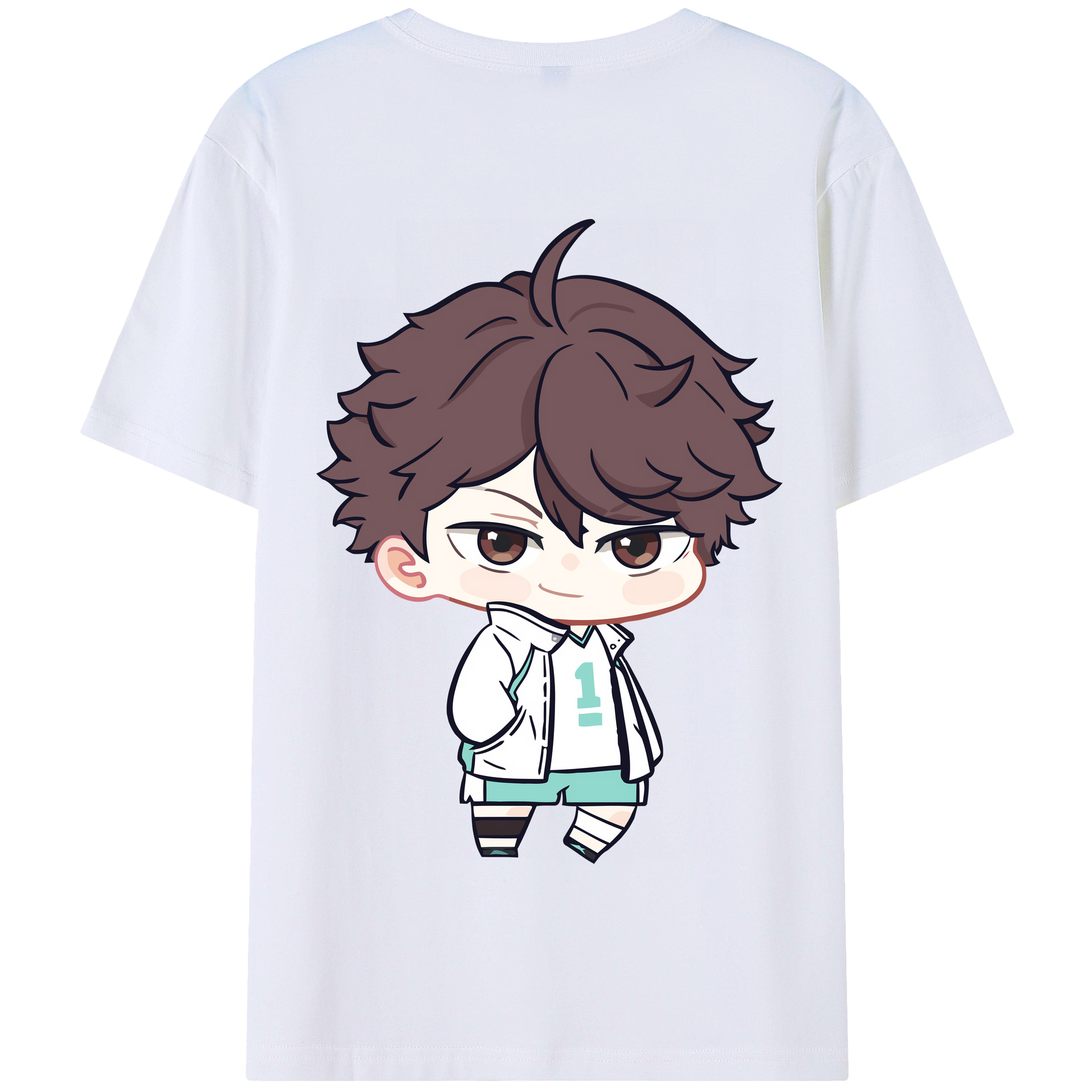 （画像用） ハイキュー!! Haikyu!! 綿100％半袖Tシャツ（背面プリント）