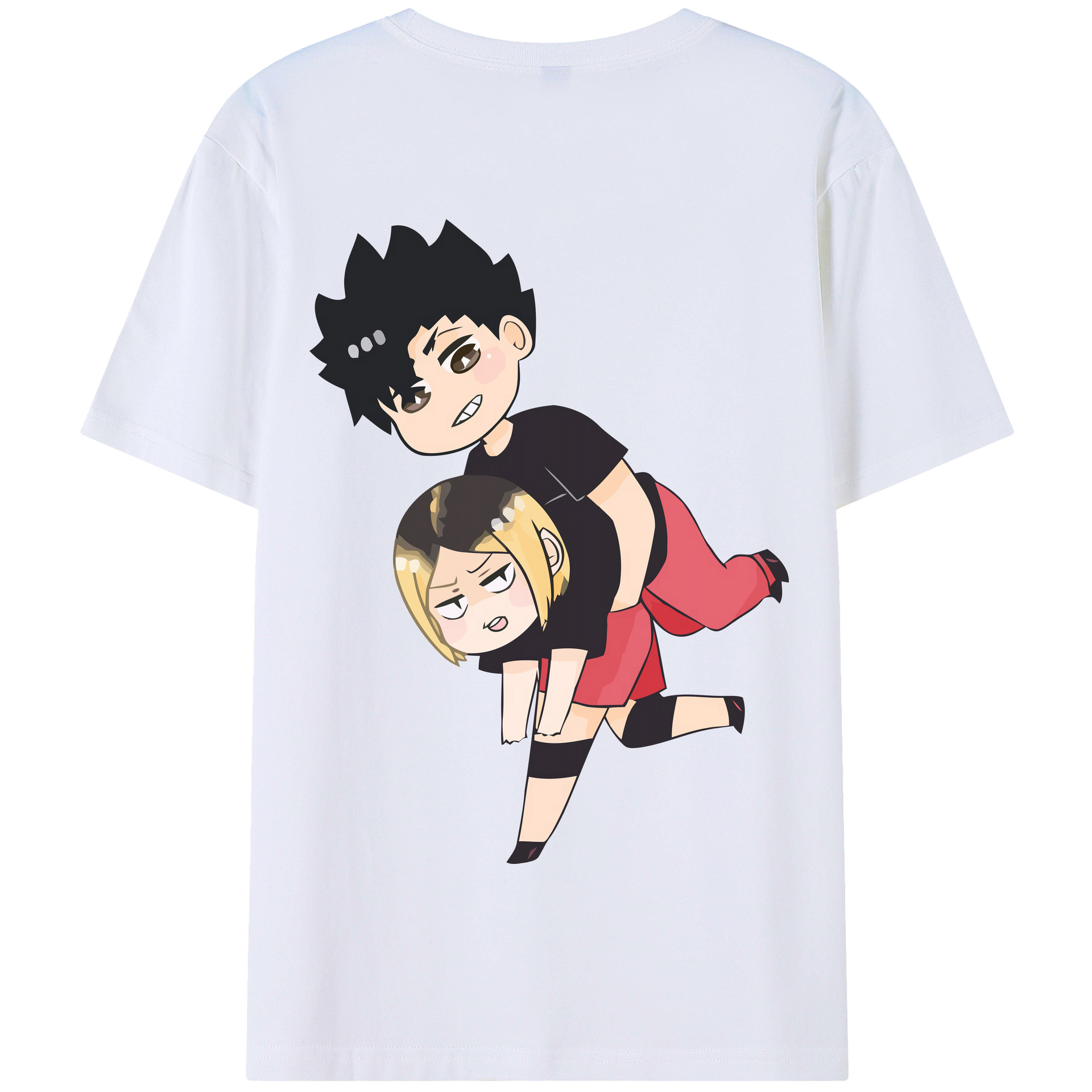 （画像用） ハイキュー!! Haikyu!! 綿100％半袖Tシャツ（背面プリント）